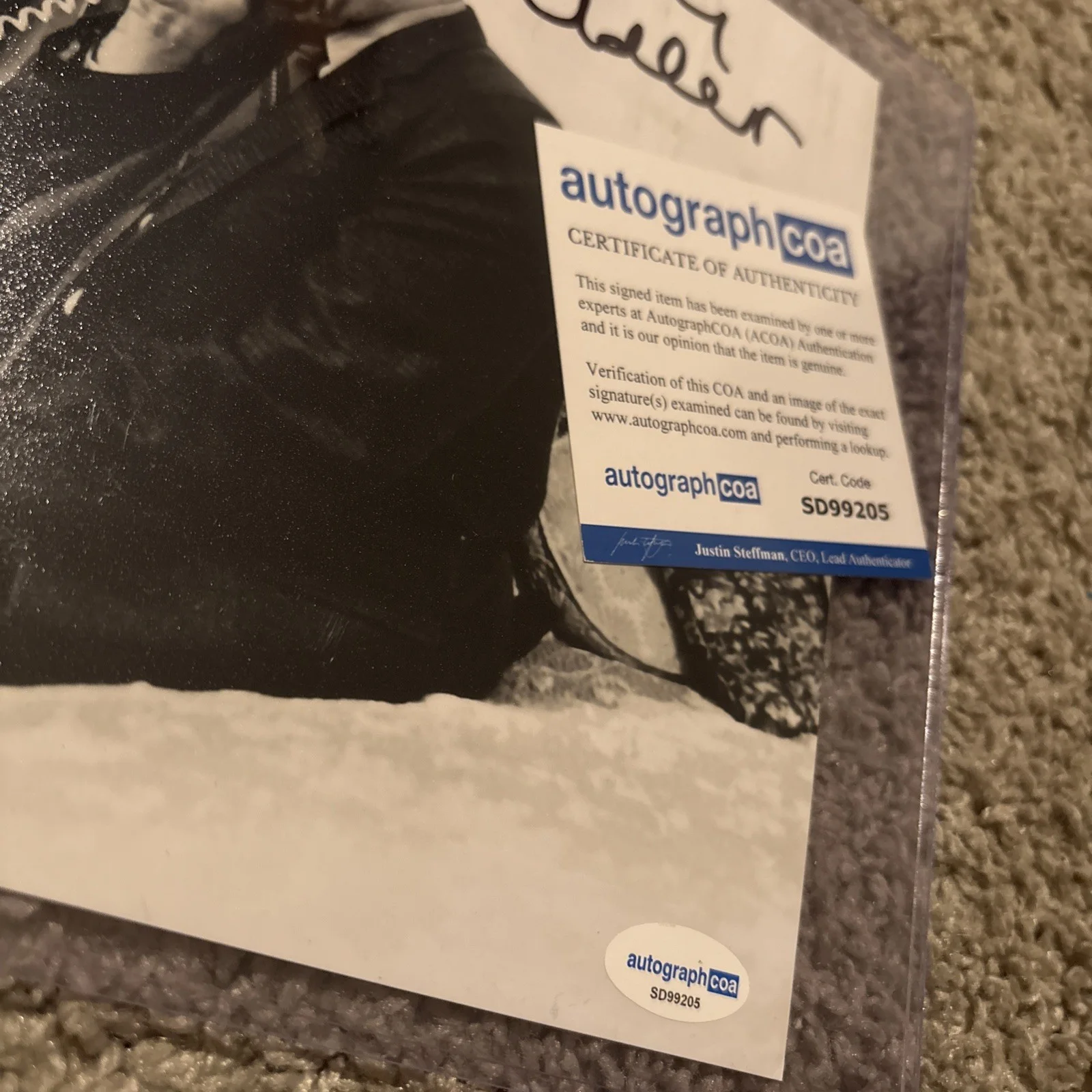 Jerry Adler — ACOA Signed Jerry Adler 8x10 Photo The Sopranos Auto, image 3