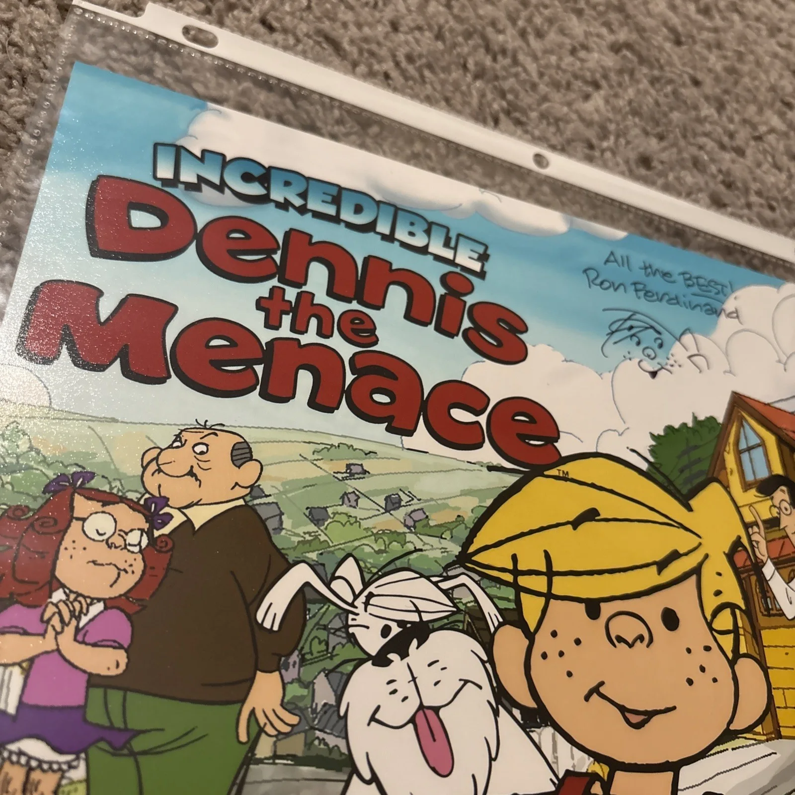 Ron Ferdinand — ACOA Ron Ferdinand Signed 8x10 Dennis The Menace Photo Autograph Artist, изображение 3