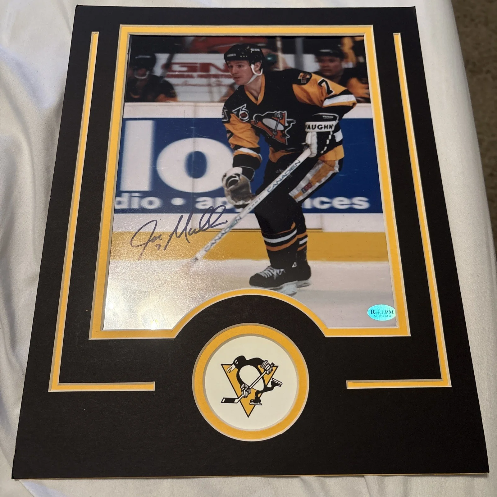Joe Mullen Autographed Photo Pittsburgh Penguins, image 3