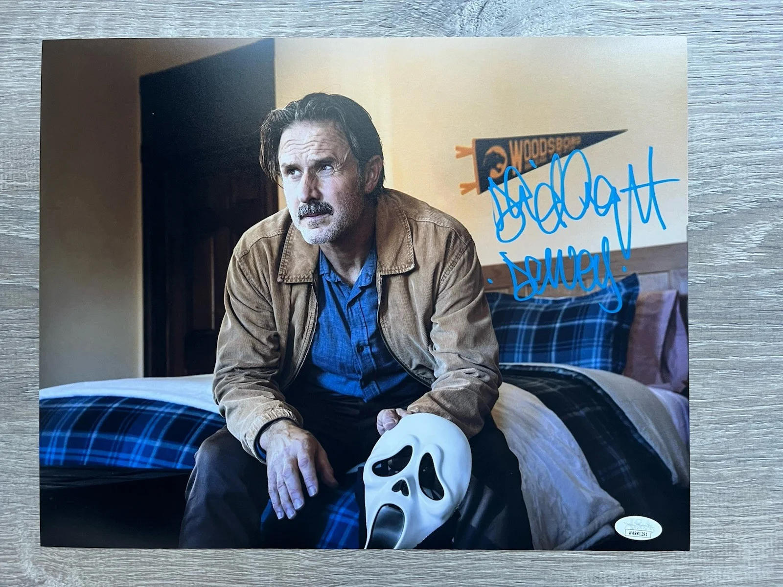 David Arquette — David Arquette Signed Scream 11x14 Photo JSA COA Dewey Riley Ghostface Horror, image 2
