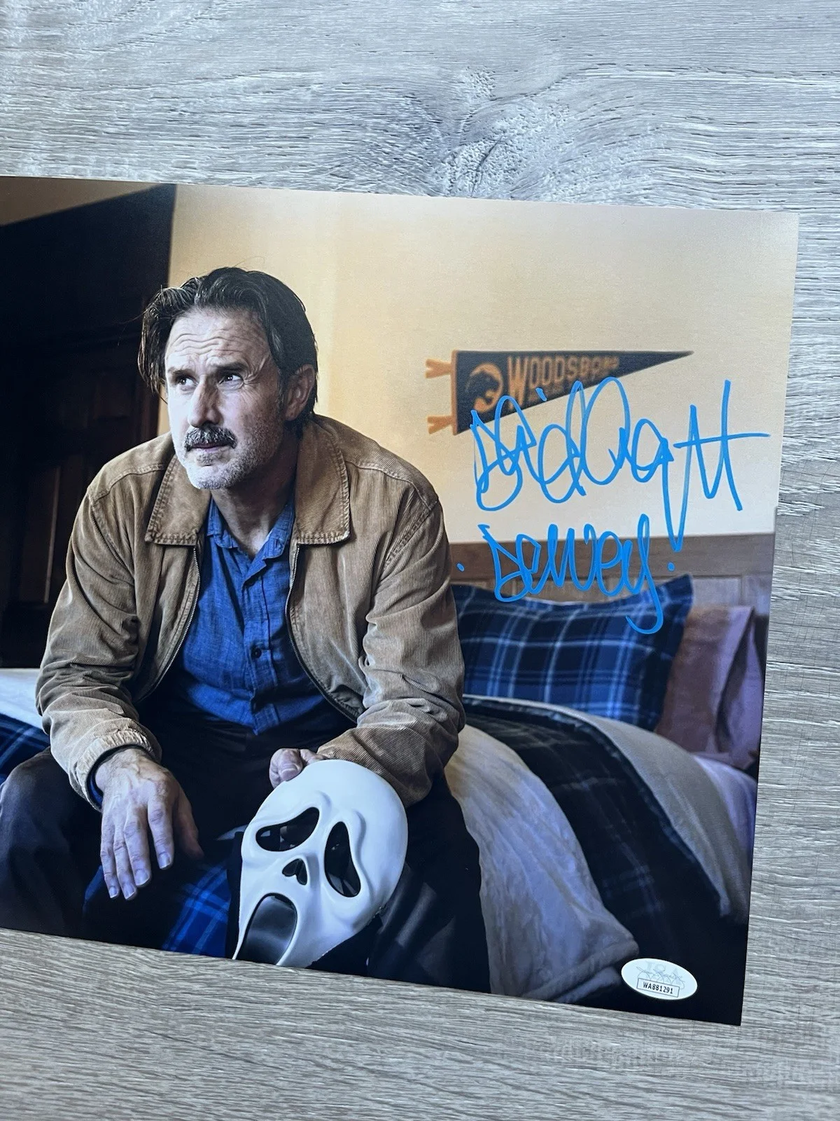 David Arquette — David Arquette Signed Scream 11x14 Photo JSA COA Dewey Riley Ghostface Horror, image 3