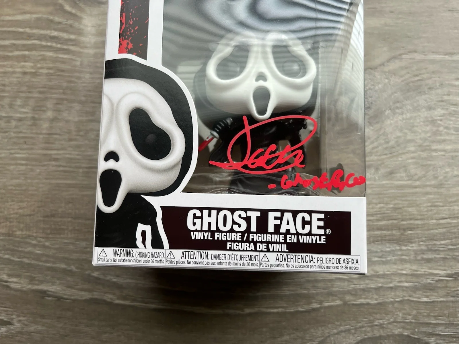 Jack Quaid — Jack Quaid Signed Inscribed Ghostface Funko Pop Beckett COA 1607 Scream Horror, изображение 3