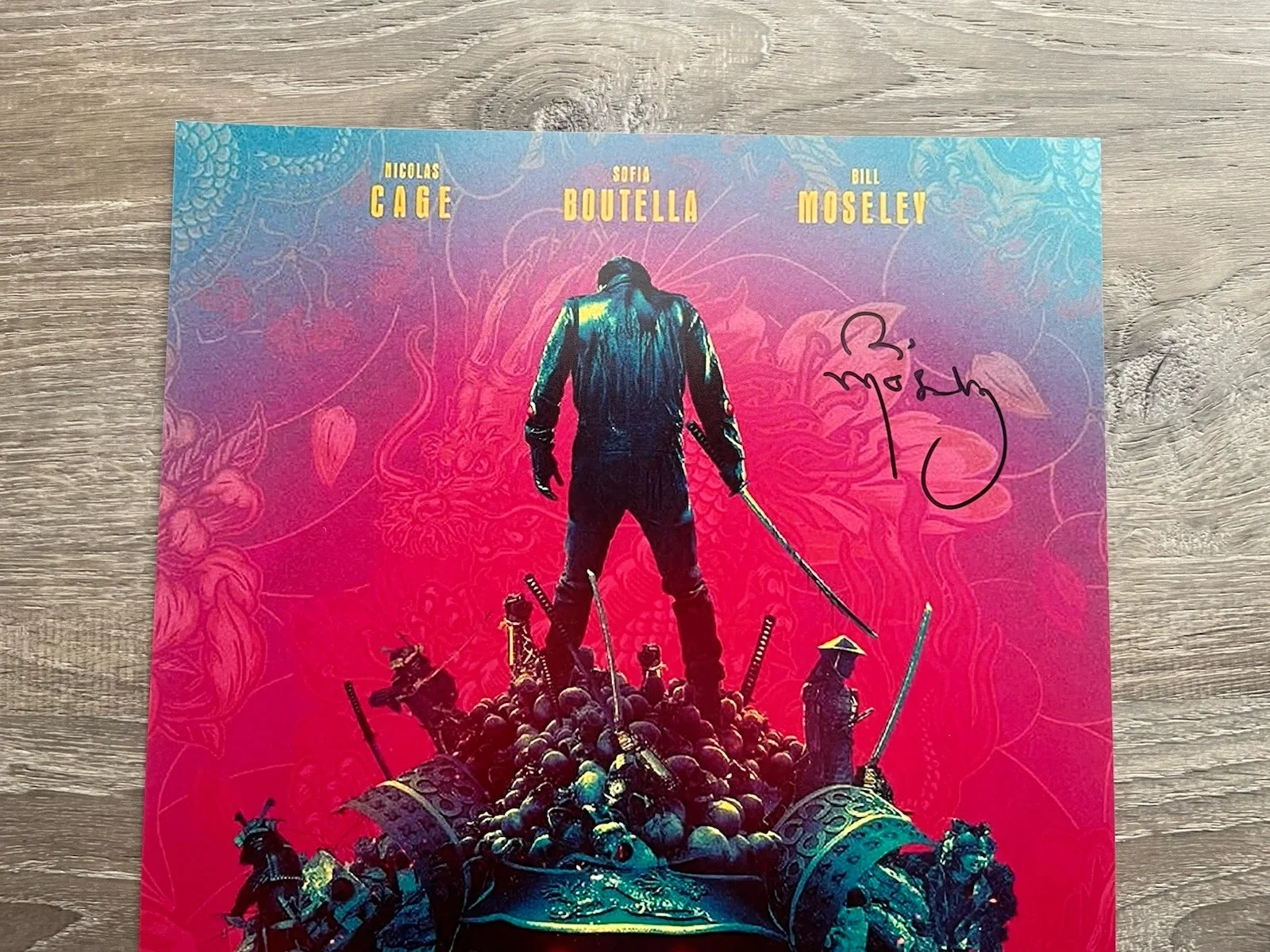 Bill Moseley — Bill Moseley Signed Prisoners of the Ghostland 11x17 Photo JSA COA Nic Cage, изображение 3