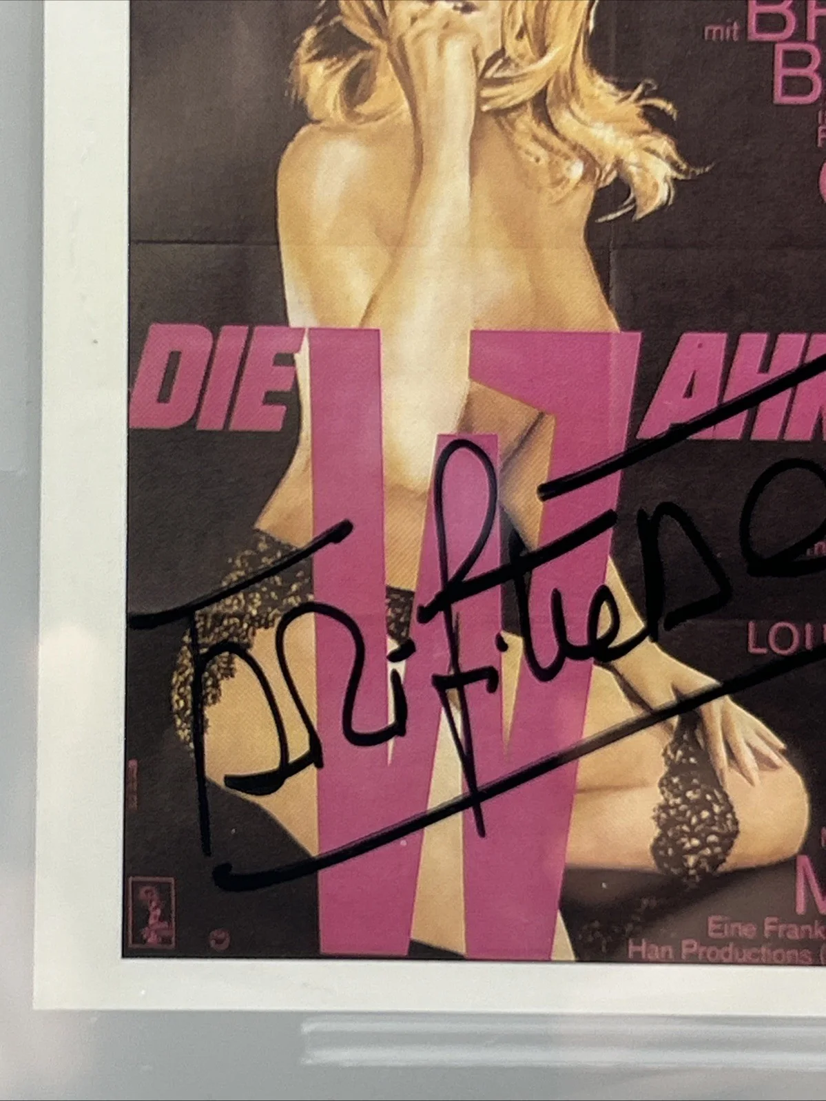 Brigitte Bardot — Brigitte Bardot Autographed Die Wahrheit Print 4” x 5.5” Extremely Rare, image 2
