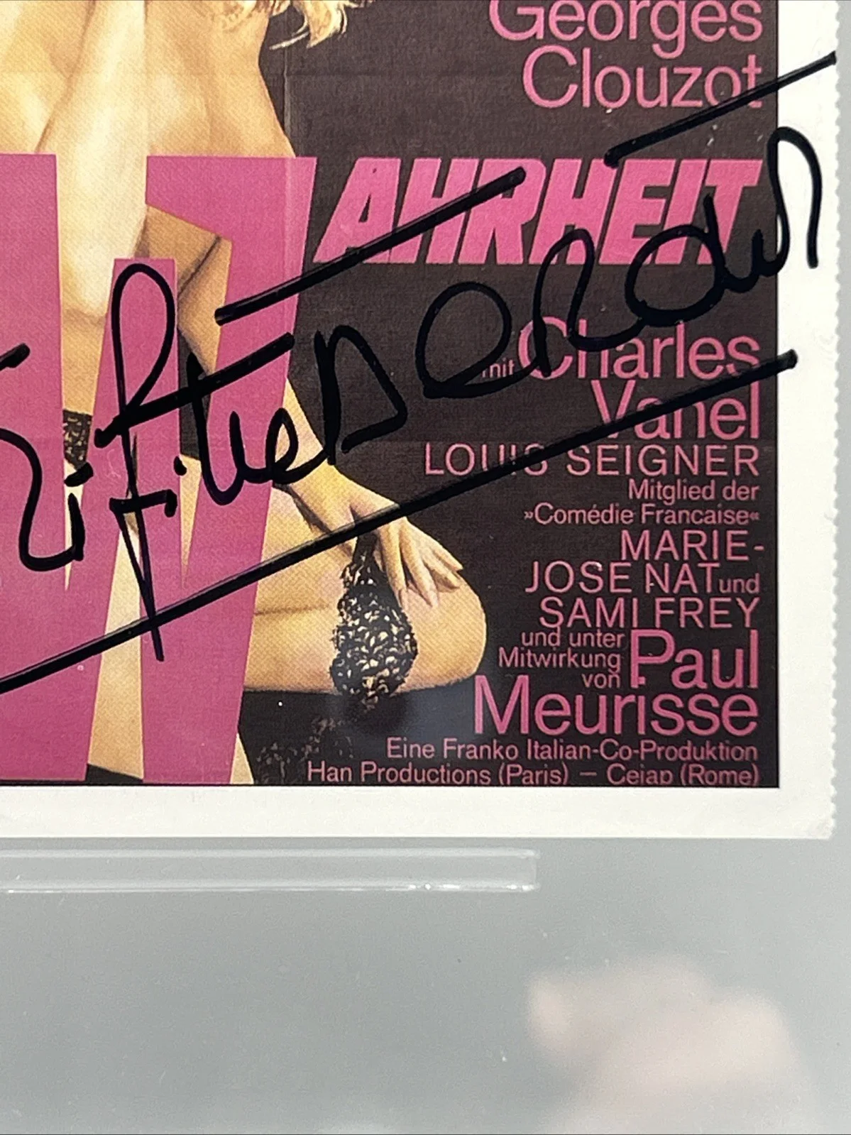 Brigitte Bardot — Brigitte Bardot Autographed Die Wahrheit Print 4” x 5.5” Extremely Rare, image 3