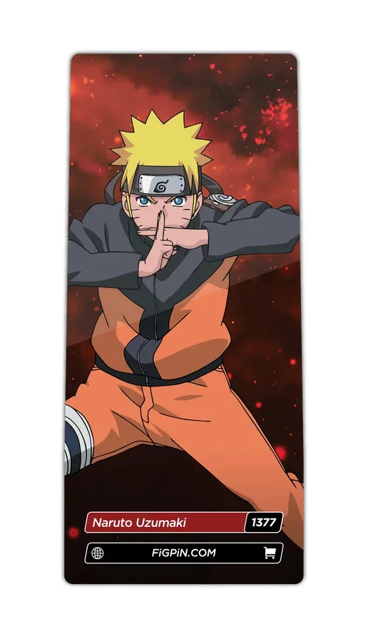 FiGPiN Naruto Uzumaki (1377) Naruto Shippuden 3-Inch Enamel Pin, изображение 2