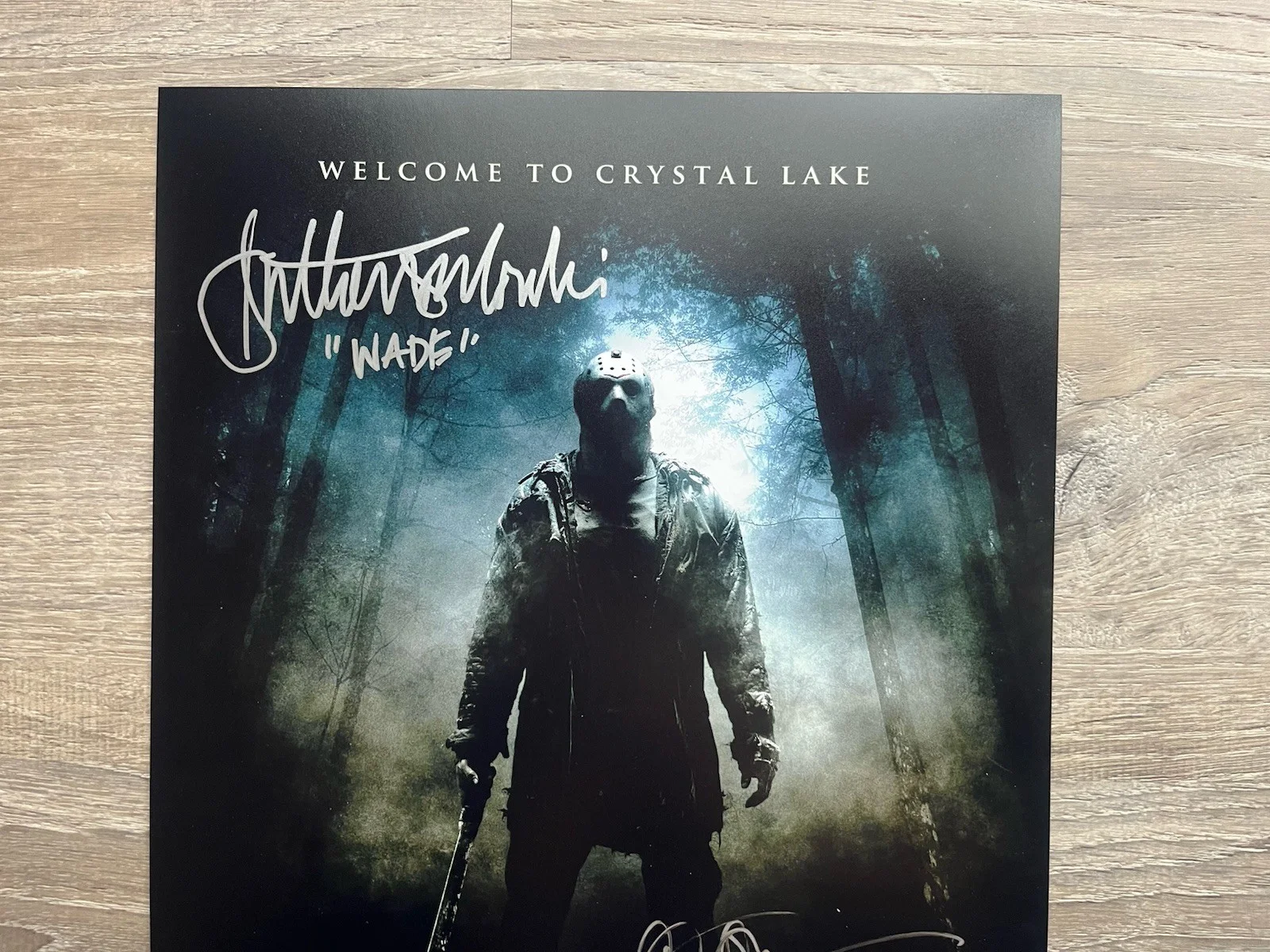 Amanda Righetti Jonathan Sadowski Signed Friday The 13th 11x17 Photo JSA COA F13, image 3