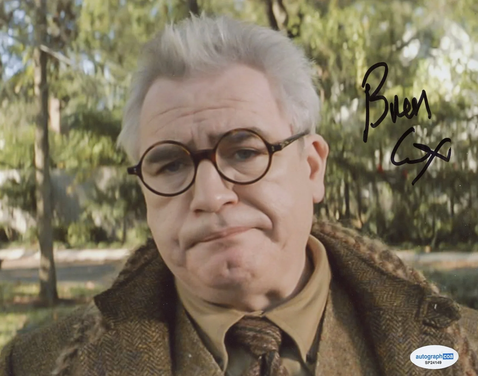 Brian Cox — Brian Cox Signed Autographed RUSHMORE 'DR GUGGENHEIM' 8x10 Photo ACOA, изображение 2