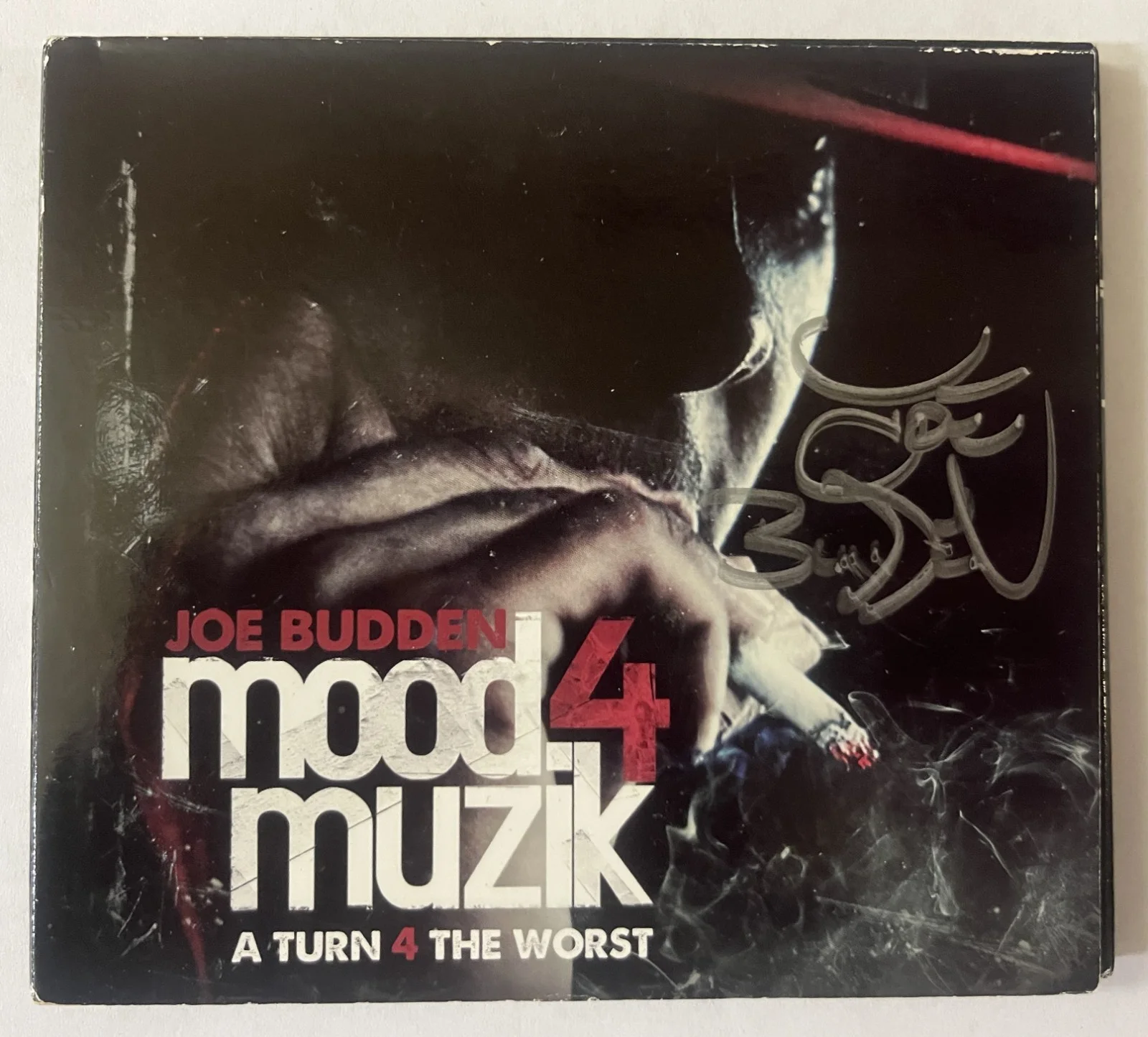 Autographed Joe Budden 'Mood Muzik 4: A Turn 4 The Worst' Digipak CD, изображение 2