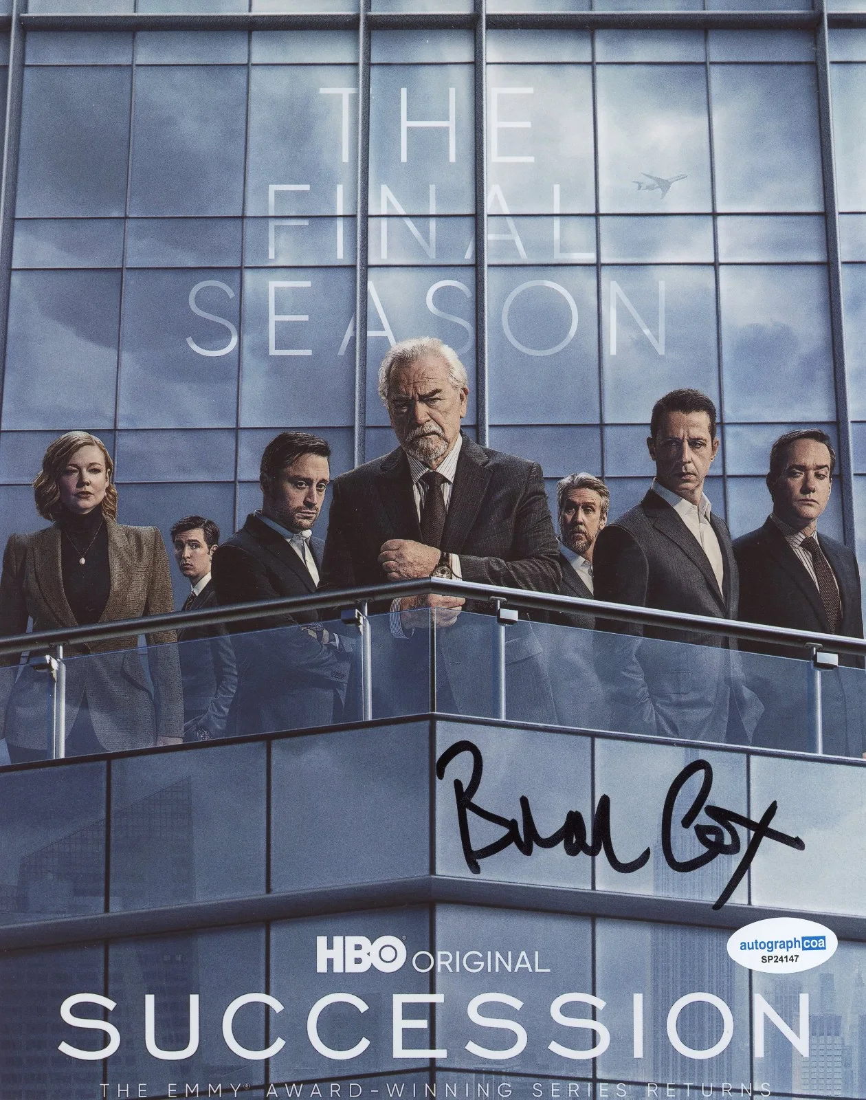 Brian Cox — Brian Cox Signed Autographed SUCESSION LOGAN ROY 8x10 Photo PROOF ACOA A, изображение 2