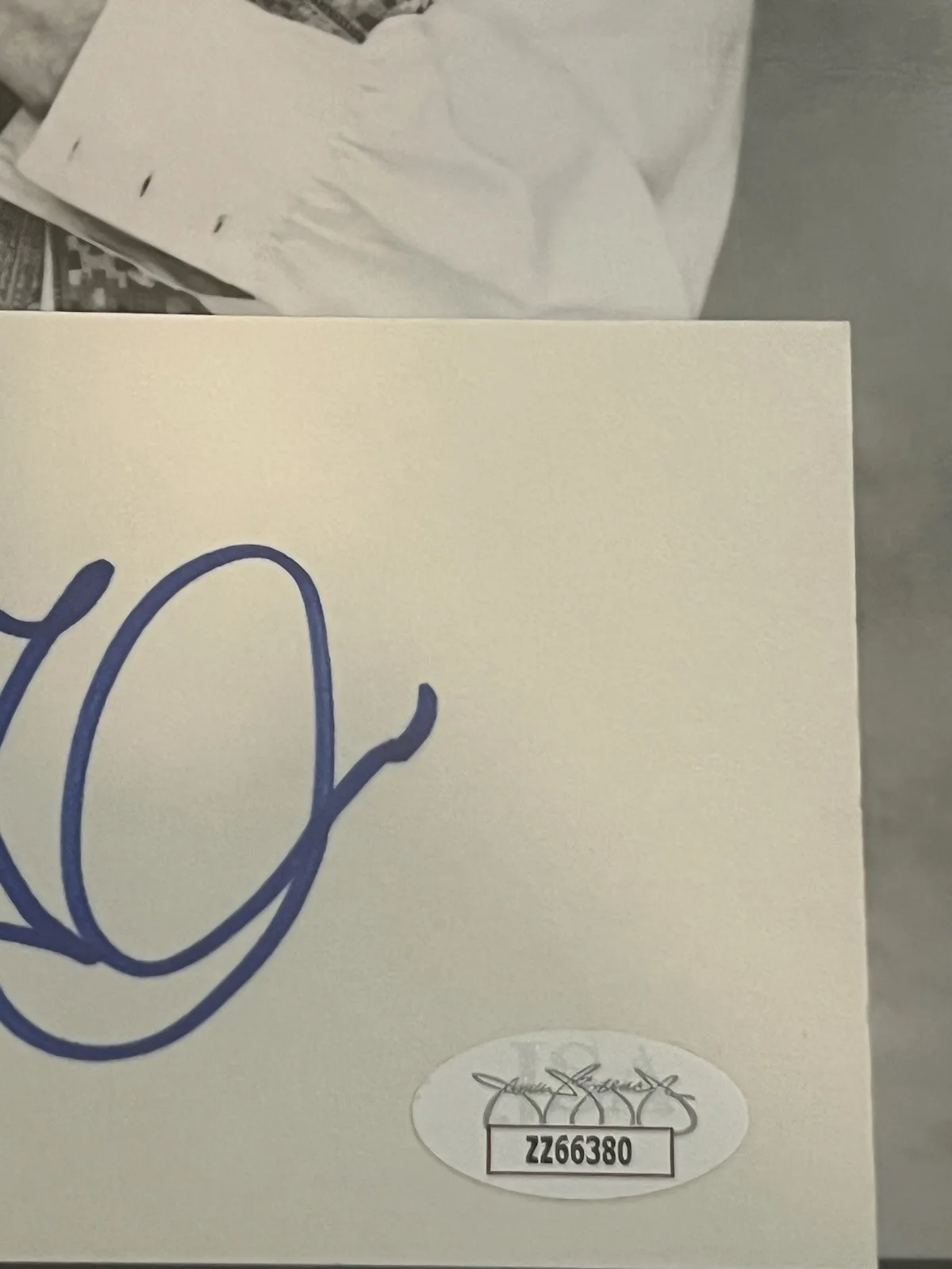 JSA LOA LED ZEPPELIN ROBERT PLANT AUTOGRAPHED SIGNED 3x5 CARD PLUS PHOTO, изображение 2