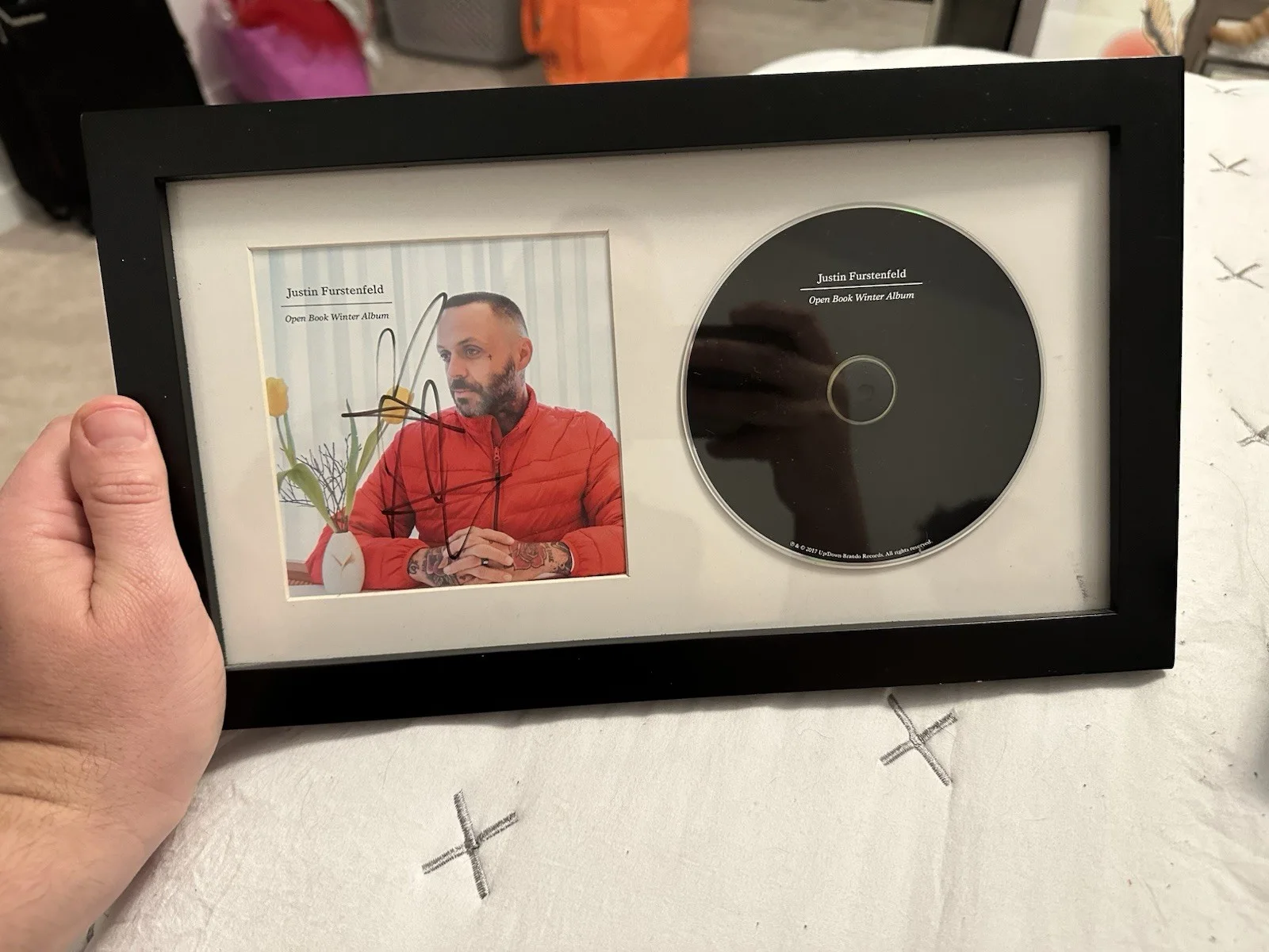 Blue October Open Book Winter Album Signed By Justin Cd, image 2