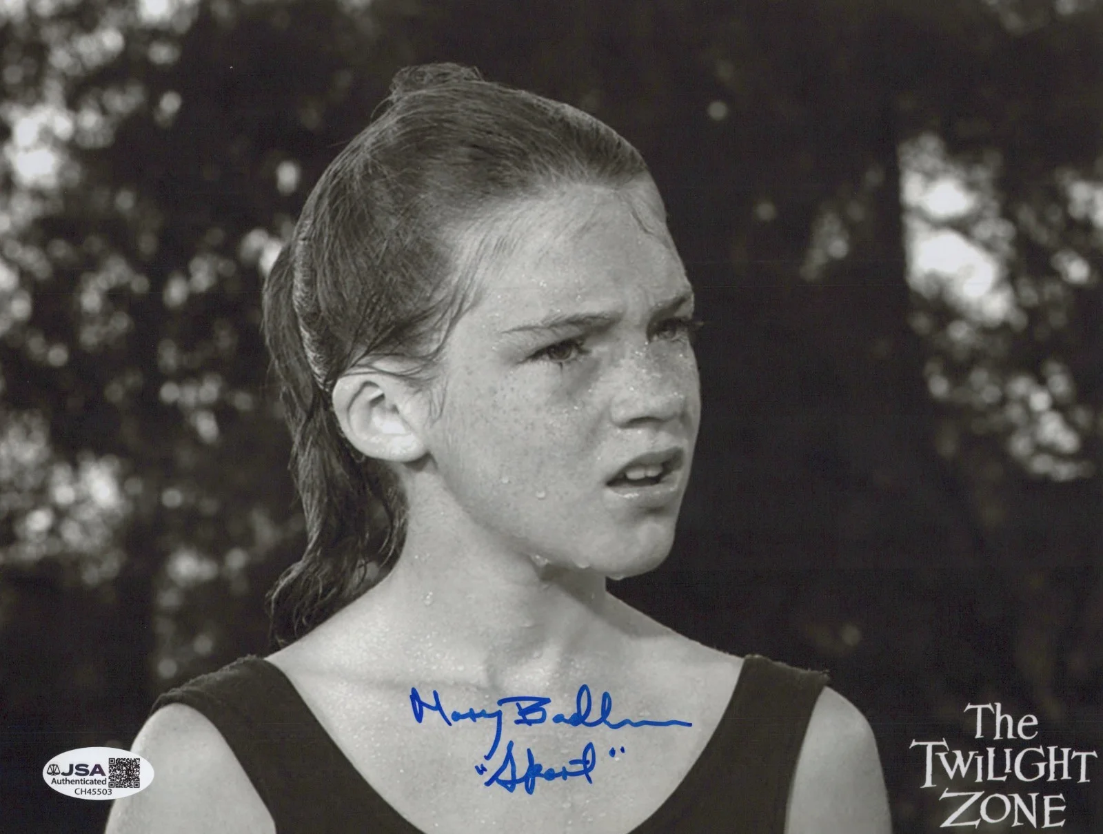 MARY BADHAM — MARY BADHAM Signed THE TWILIGHT ZONE 8x10 SPORT Photo Autograph JSA COA CERT