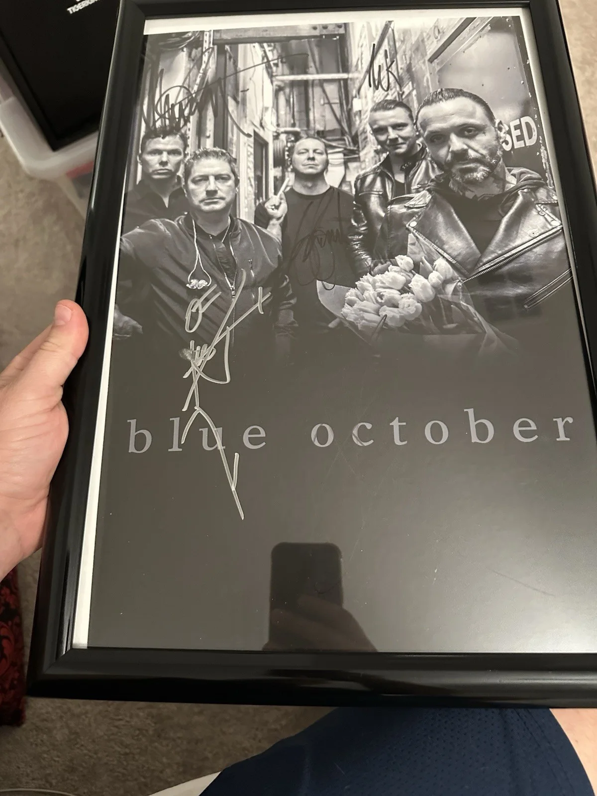 Blue October Signed Poster, image 2