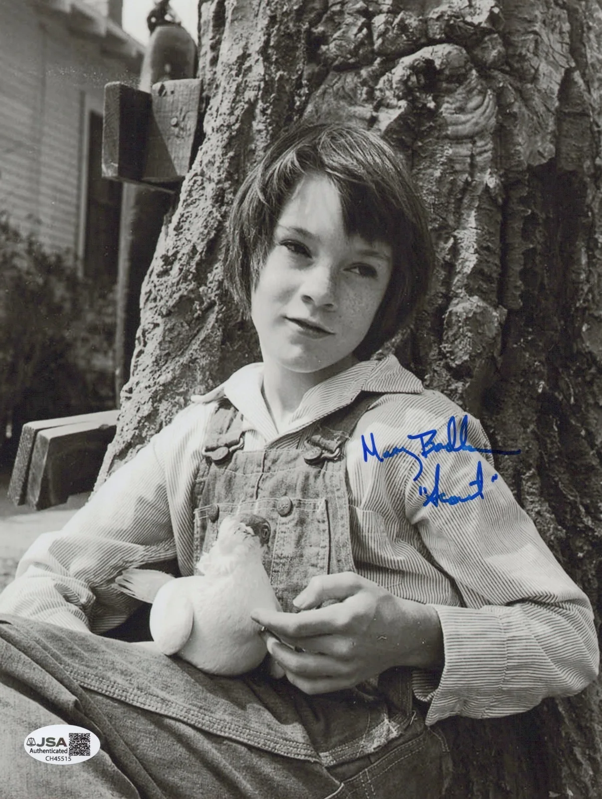 MARY BADHAM — MARY BADHAM Signed TO KILL A MOCKING 8x10 Photo SCOUT Autograph JSA CERT