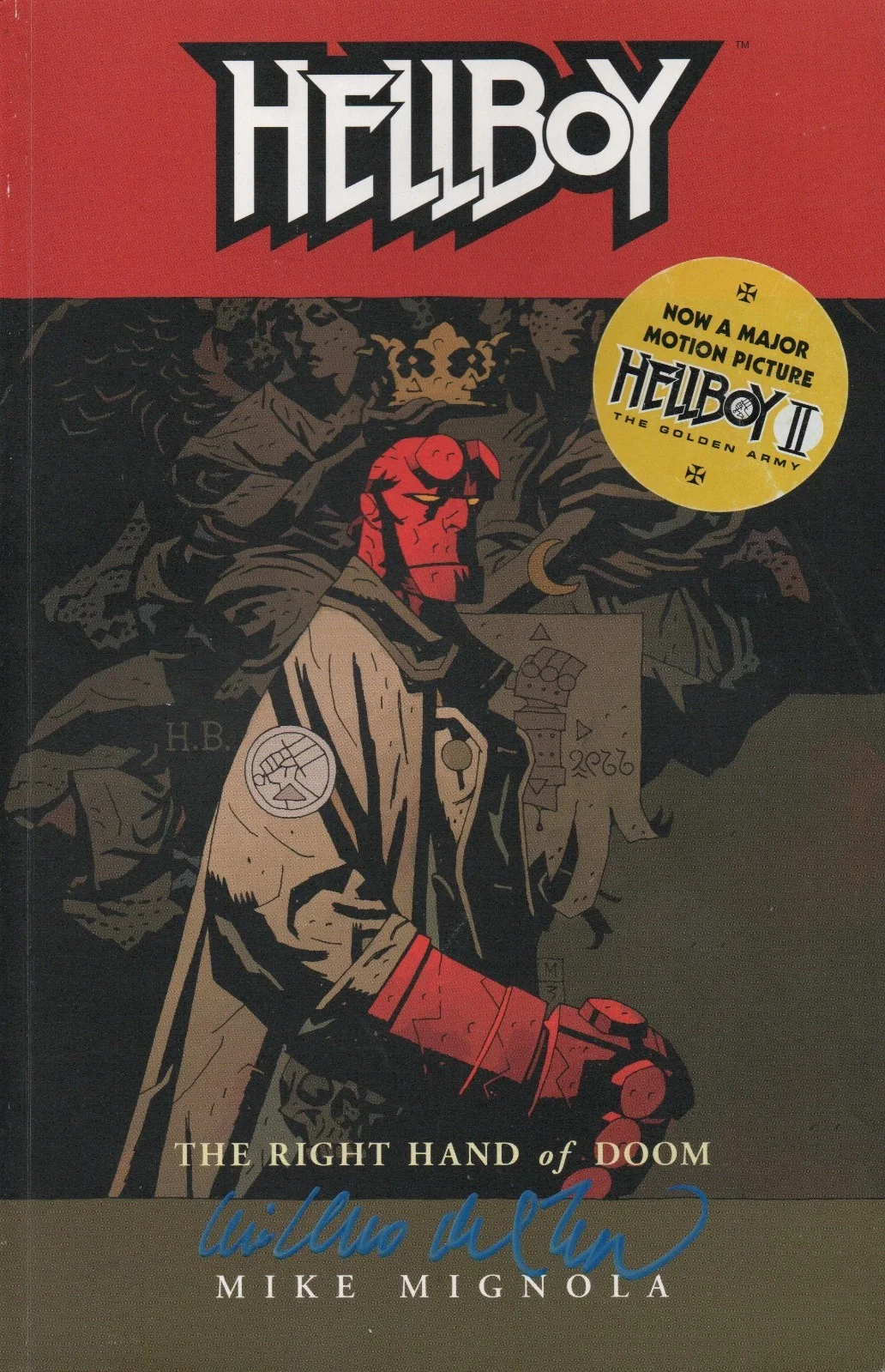 Guillermo Del Toro — Guillermo Del Toro Signed Hell Boy Comics Dark Horse Comic Book SWAU