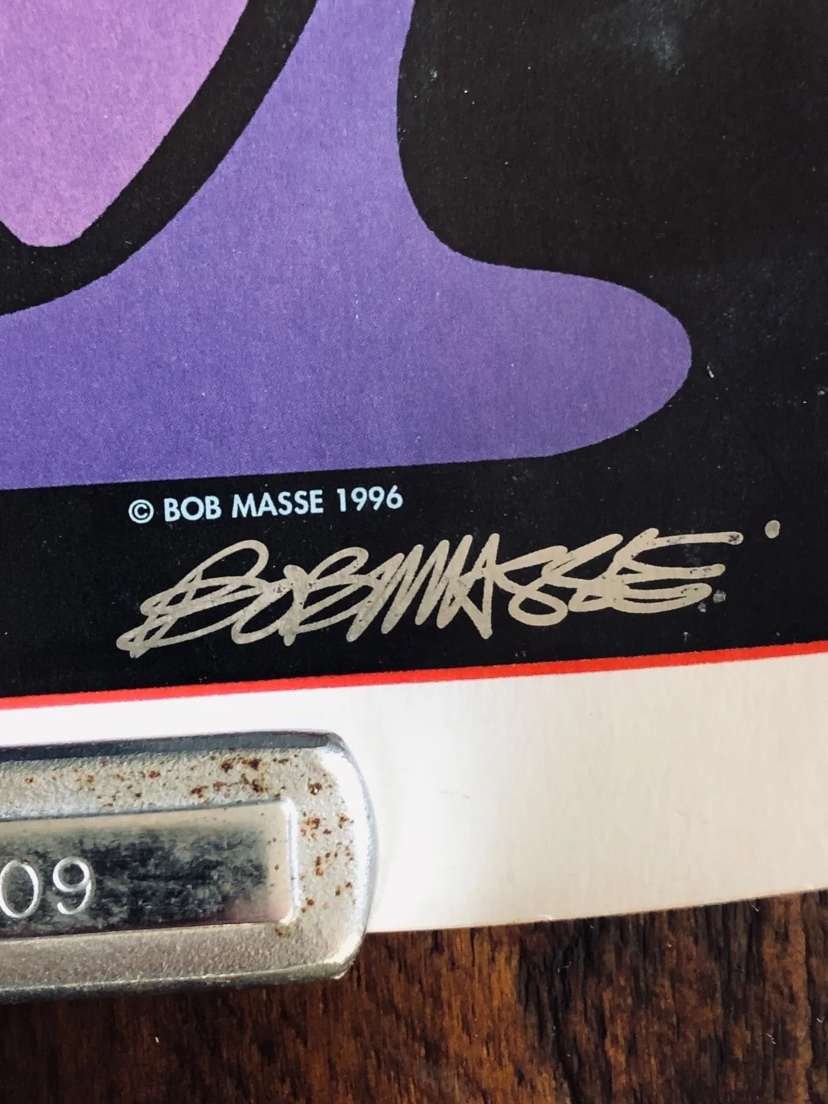 Alanis Morissette Our Lady Peace tour 1996 Bob Masse signed 289/1000 poster, изображение 3