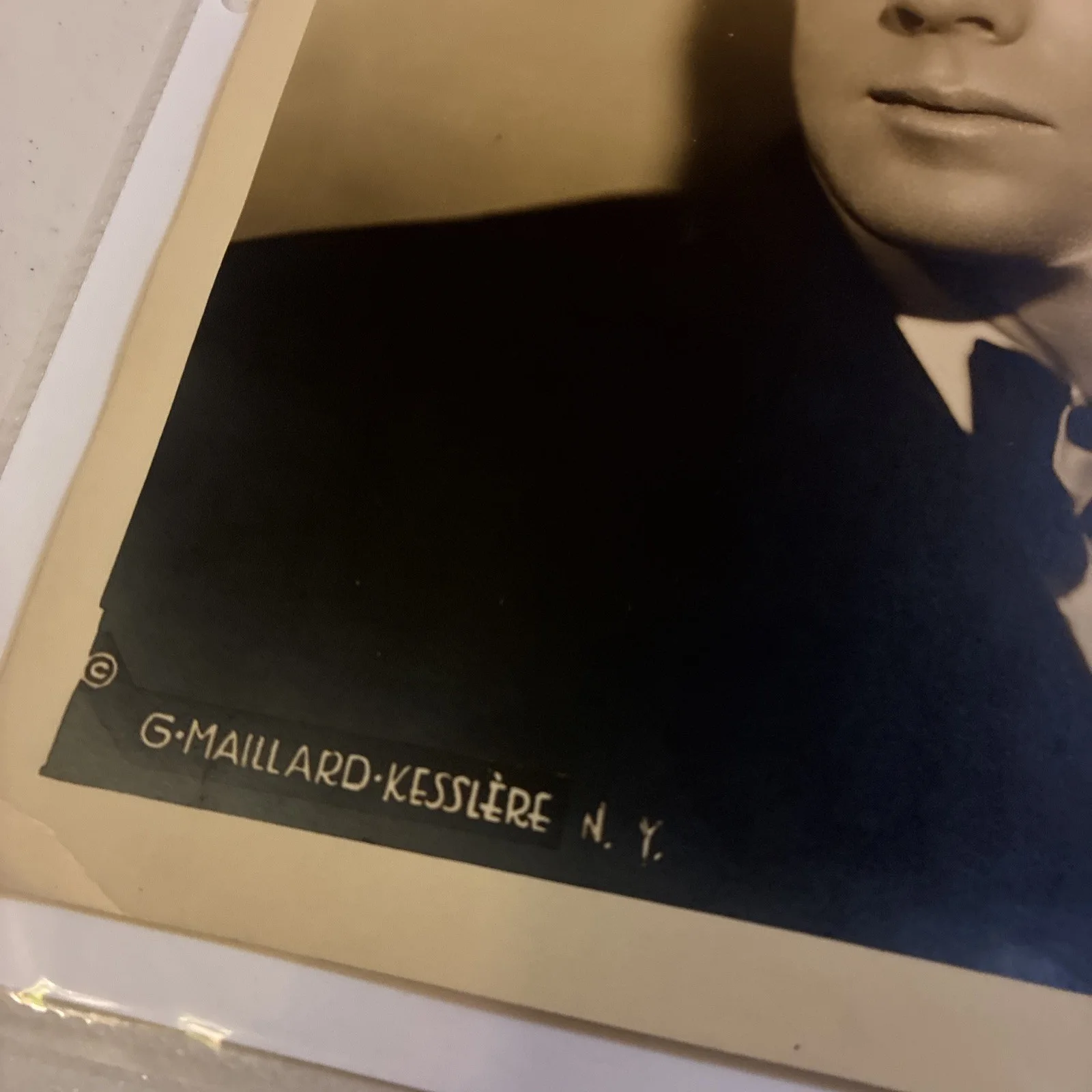 Vintage Pro Studio Photograph 8x10 Singer Rudy Vallee 1920s 30s Crooner Fallout, image 2