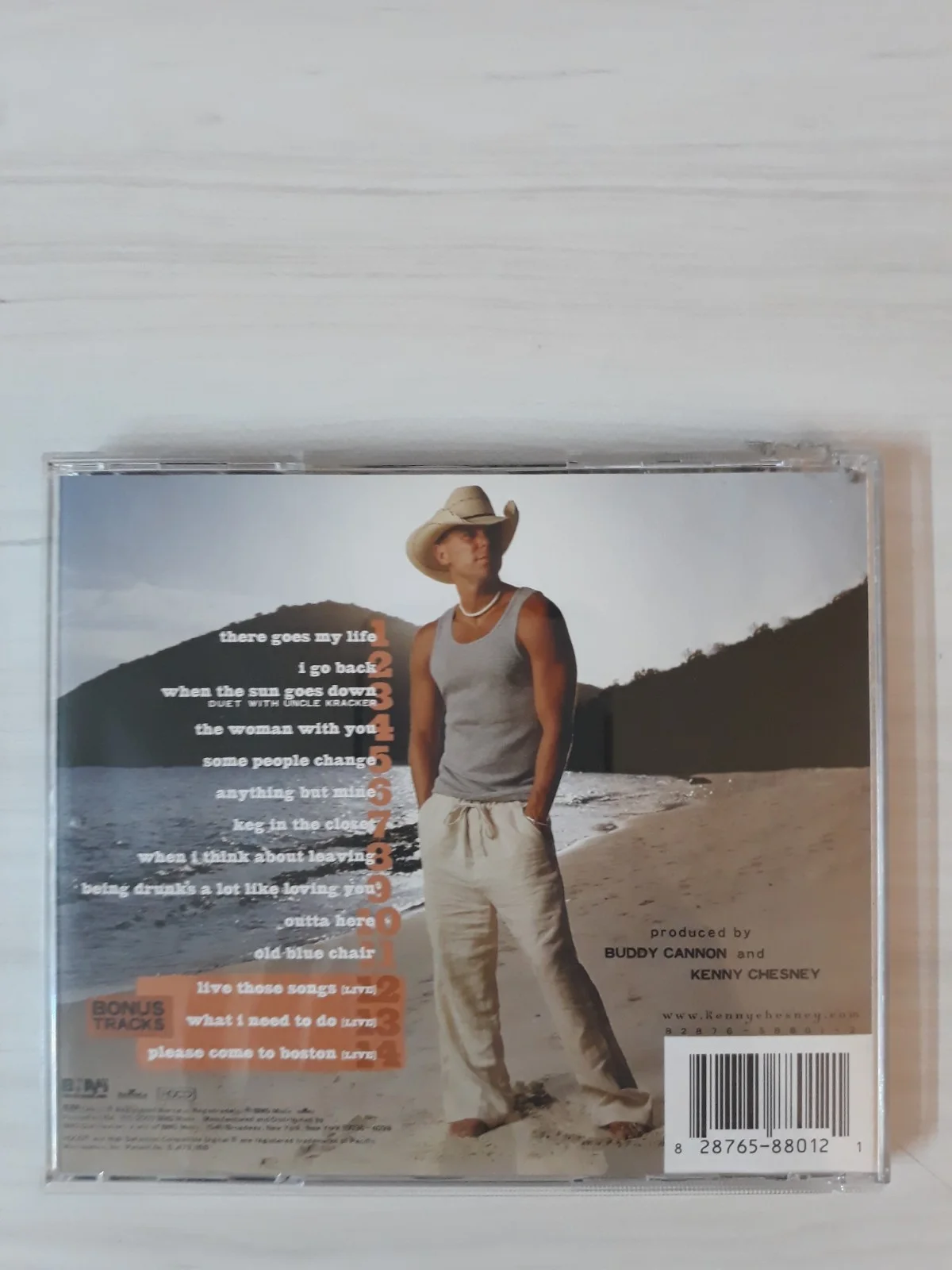Kenny Chesney — KENNY CHESNEY SIGNED AUTOGRAPH WHEN THE SUN GOES DOWN CD, image 3