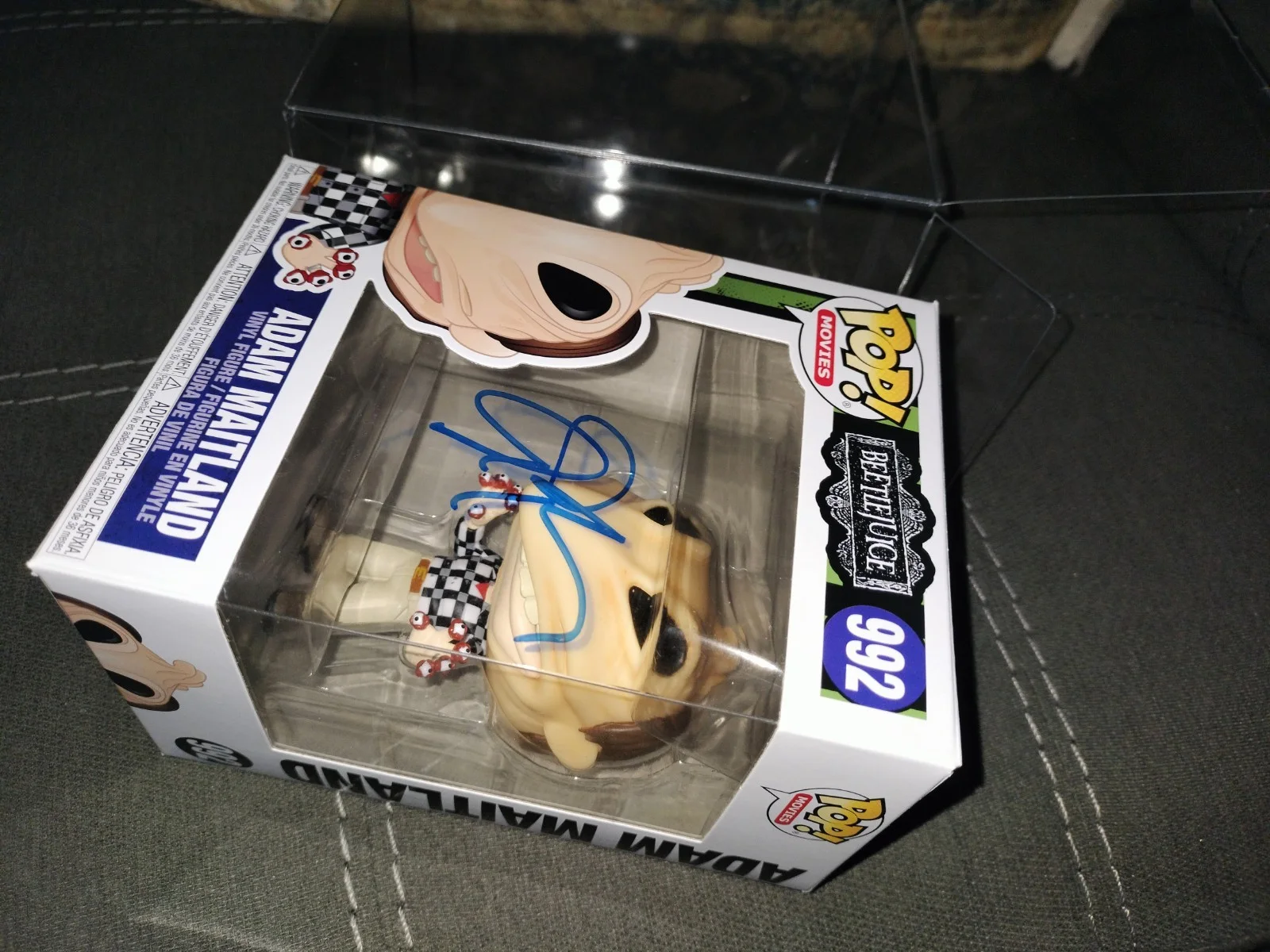Alec Baldwin — Alec Baldwin Signed Funko Pop #992 "Adam Maitland" (Beetlejuice) - READ, изображение 3