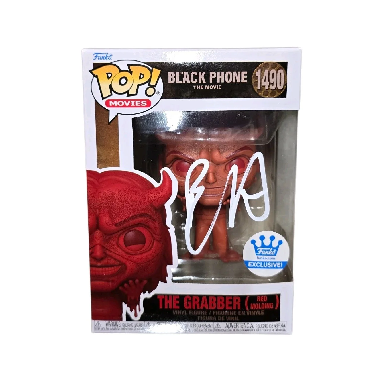 Ethan hawke — Ethan Hawke Signed Grabber Funko 1490 The Black Phone SWAU Authenticated RARE