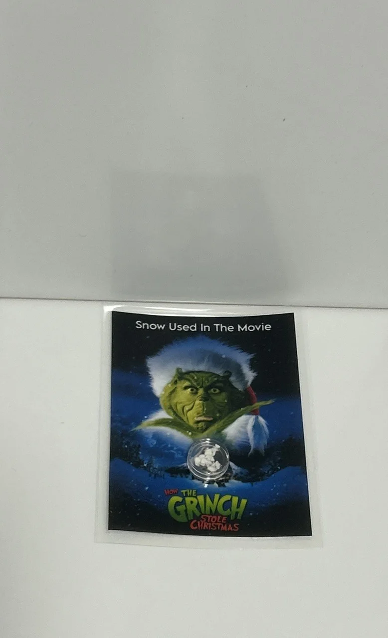 The Grinch Whoville Snow Screen Used Movie Prop Film TV COA Rare Jim Carrey, изображение 2