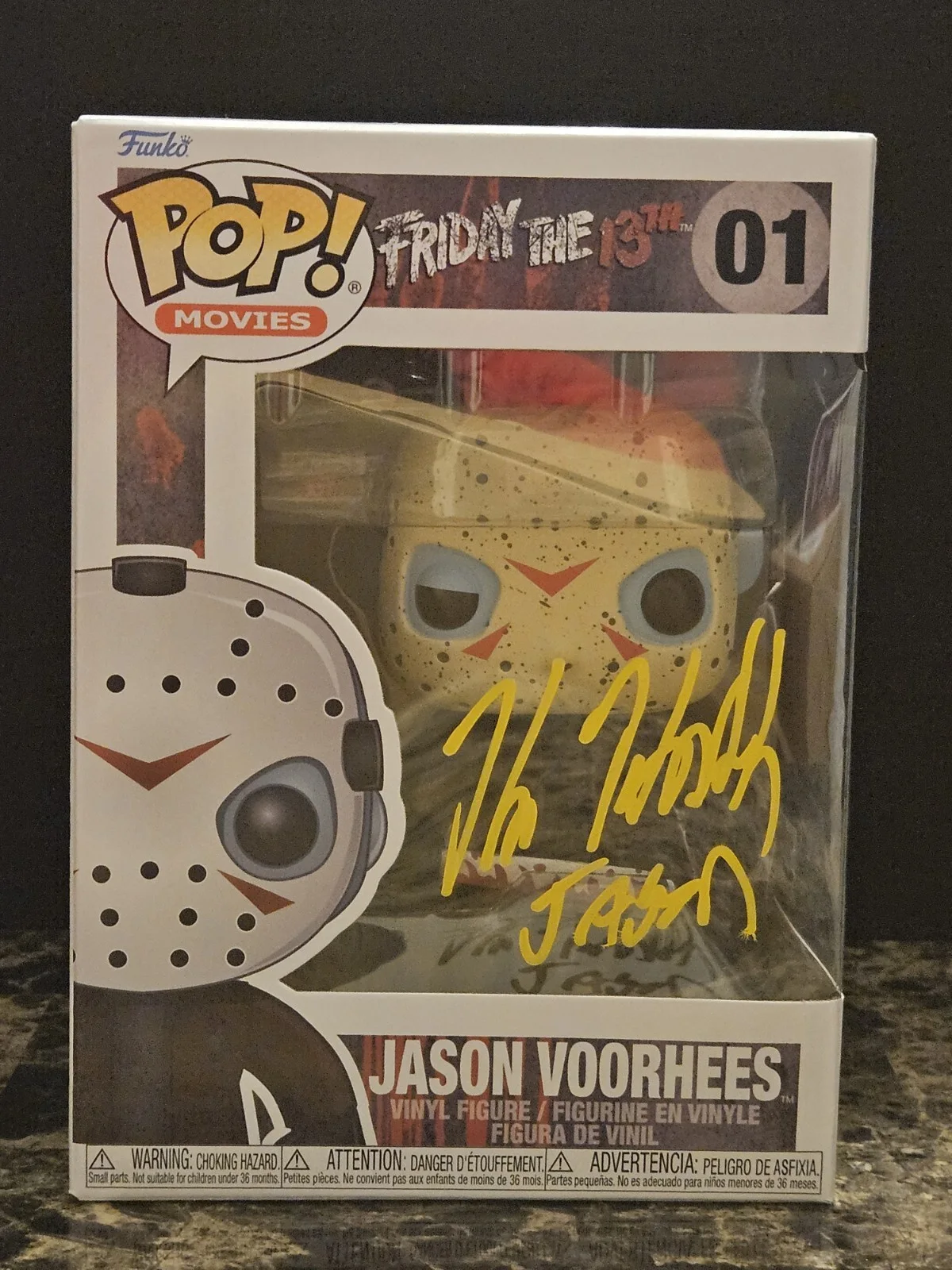 Kane Hodder — Kane Hodder Signed Friday the 13th Jason Voorhees Funko Pop! With COA