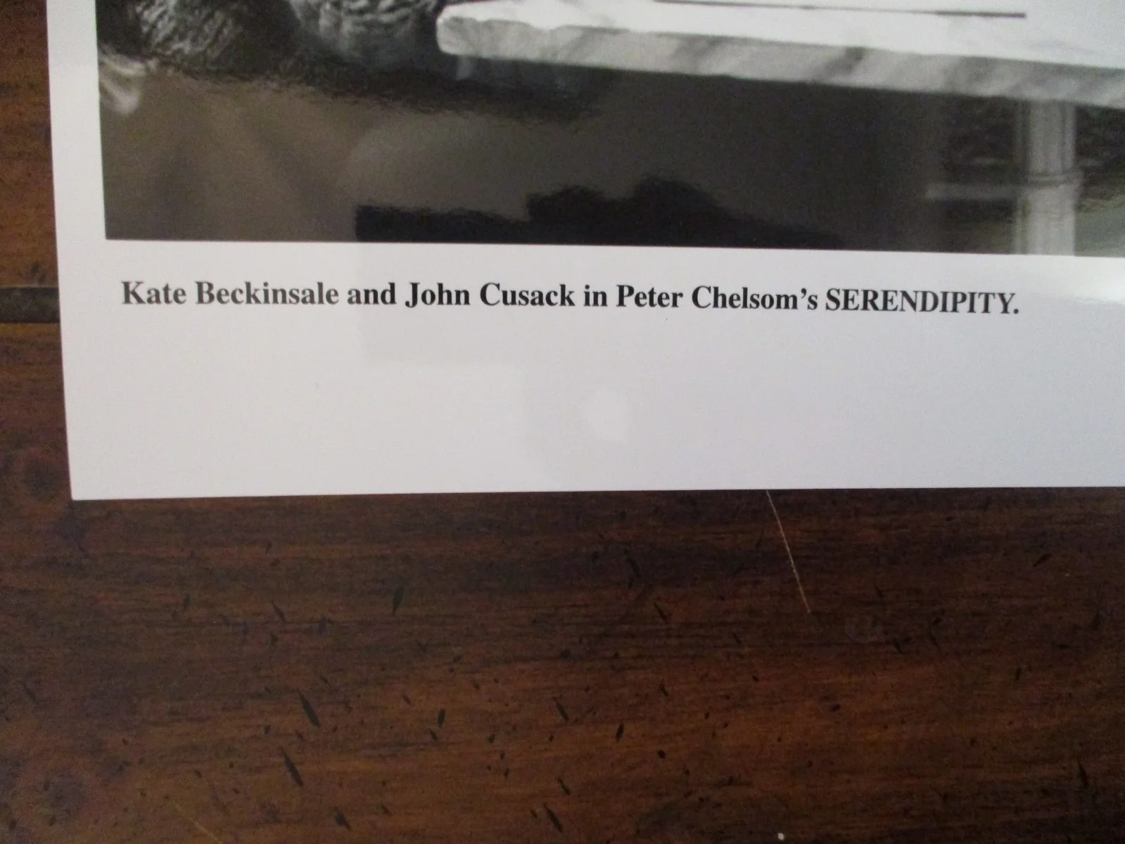 Kate Beckinsale/John Cusack(SERENDIPITY)2001 10x8 Glossy Black/White Press Photo, изображение 3