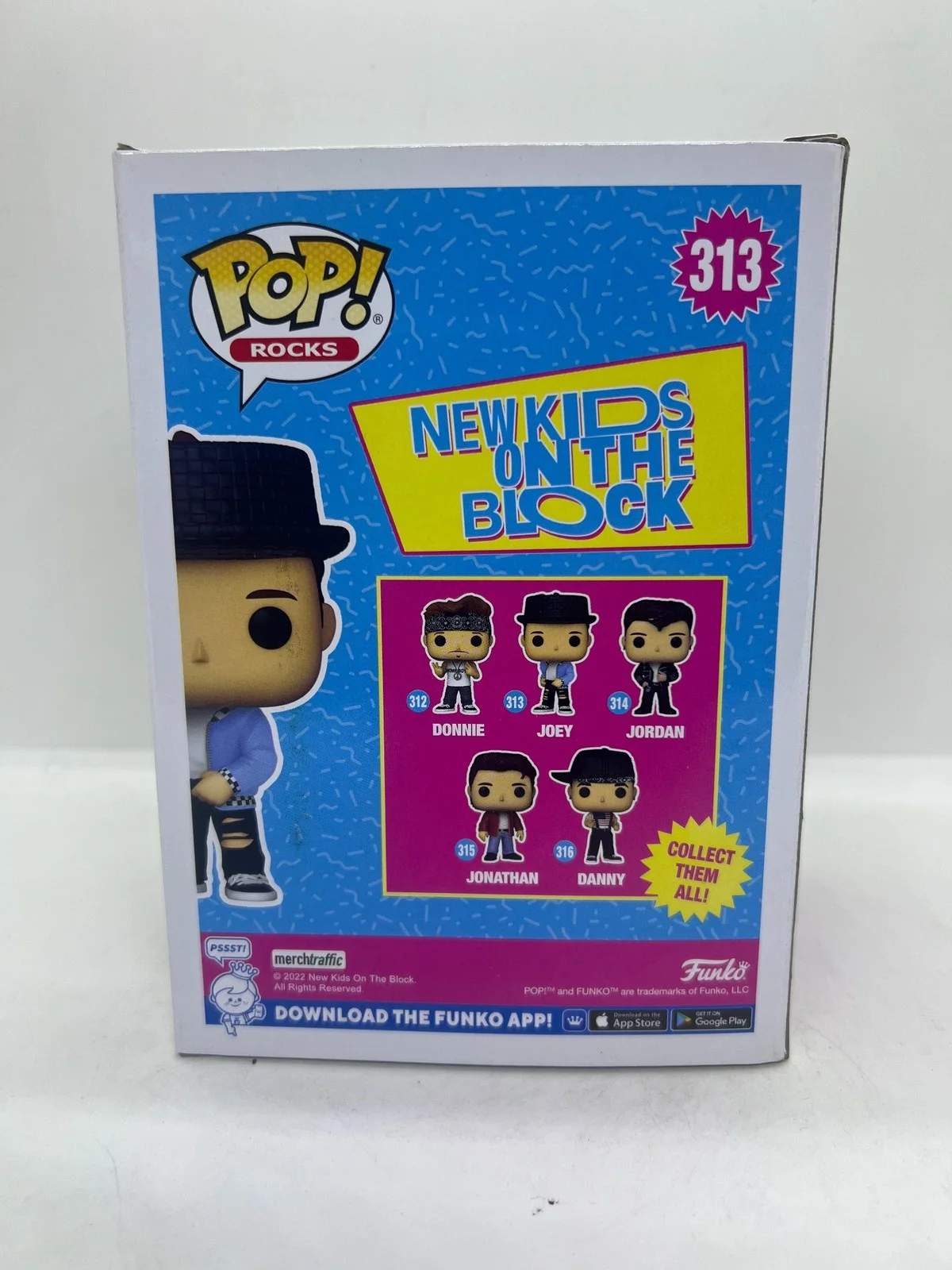 Joey McIntyre Signed Funko Pop Rapper New Kids On the Block #313 ACOA #2, изображение 4