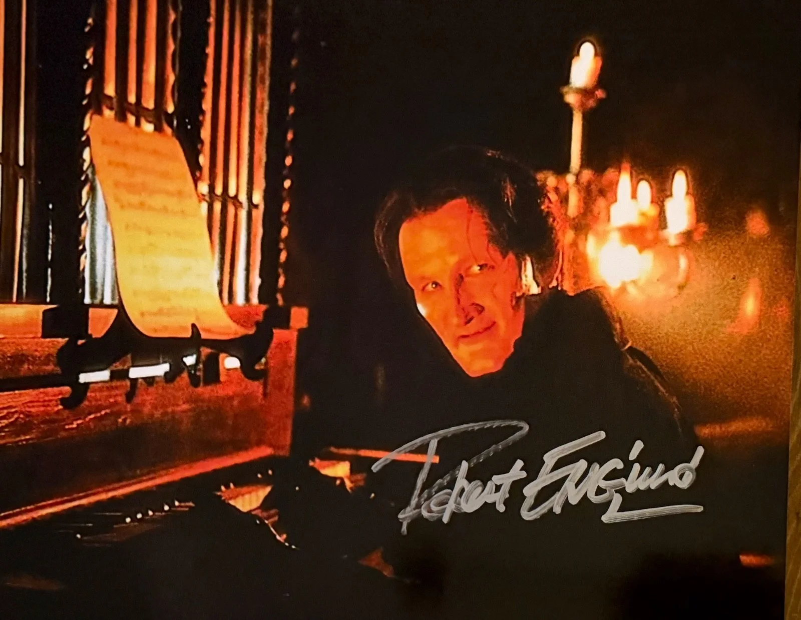 Robert Englund — ROBERT ENGLUND HAND SIGNED 8X10 THE PHANTOM OF THE OPERA 1989 ERIK FREDDY ELM