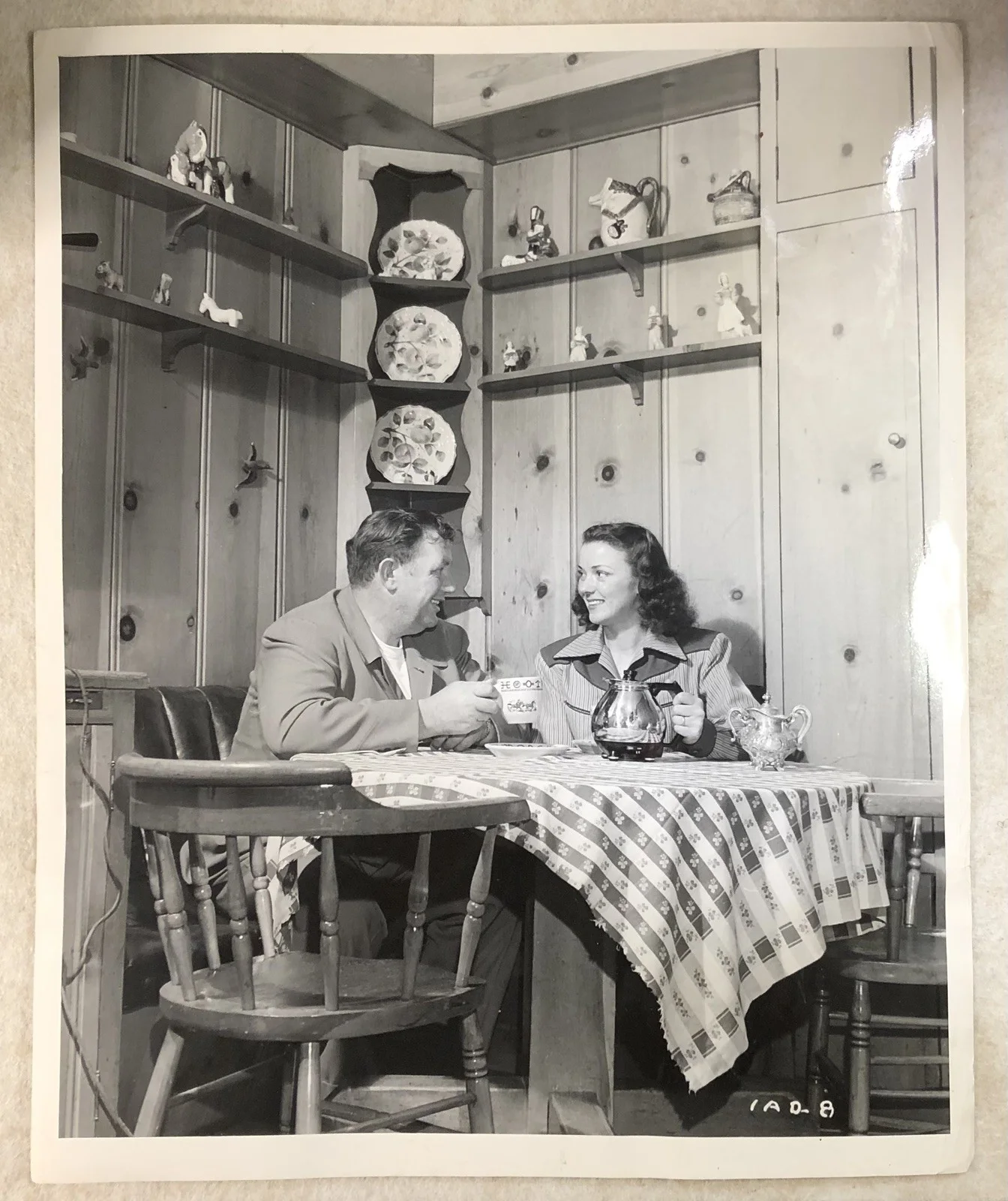 Andy Devine — Actor ANDY DEVINE Signed Autograph With Vintage Photo Roy Rogers Western, изображение 2