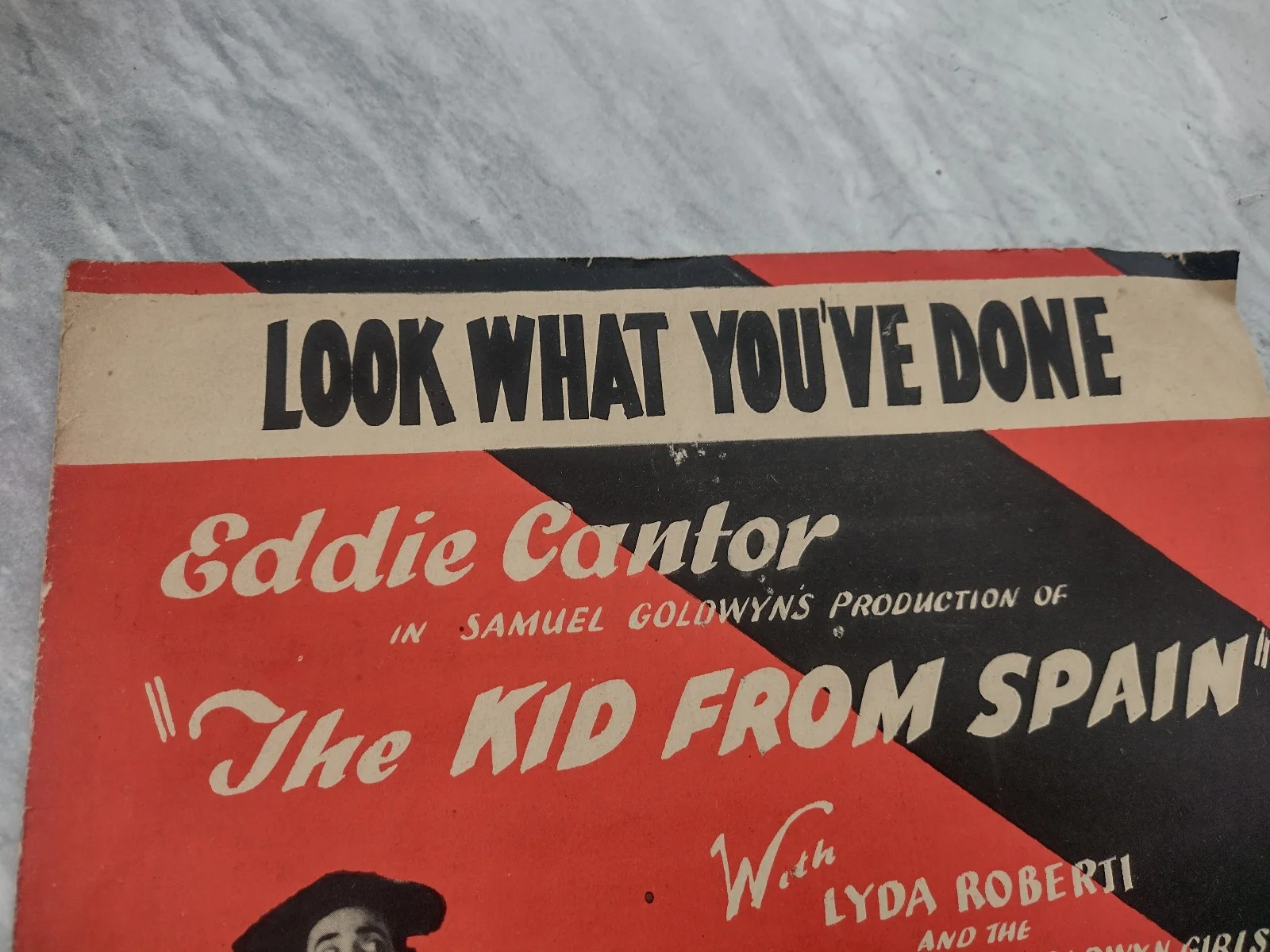 Eddie Cantor .Look What You've Done - Featuring in the Goldwyn's production "The, изображение 2