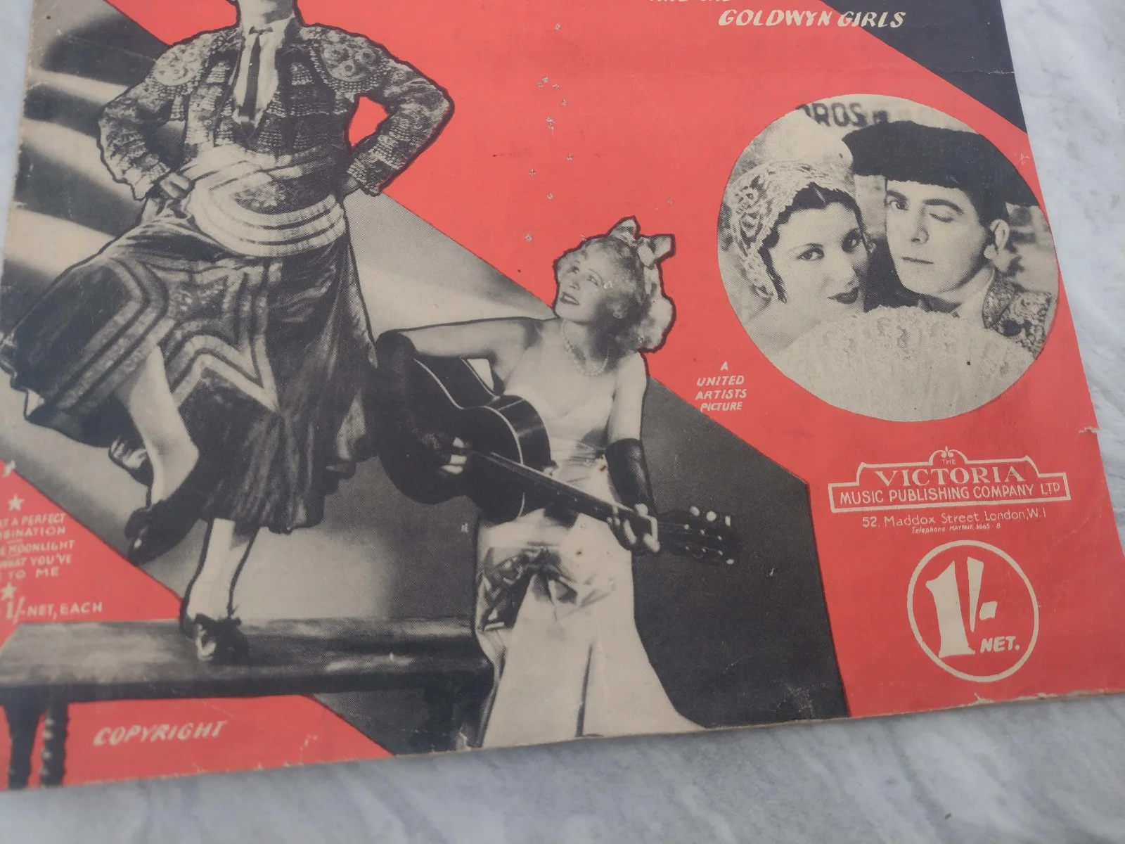 Eddie Cantor .Look What You've Done - Featuring in the Goldwyn's production "The, изображение 3