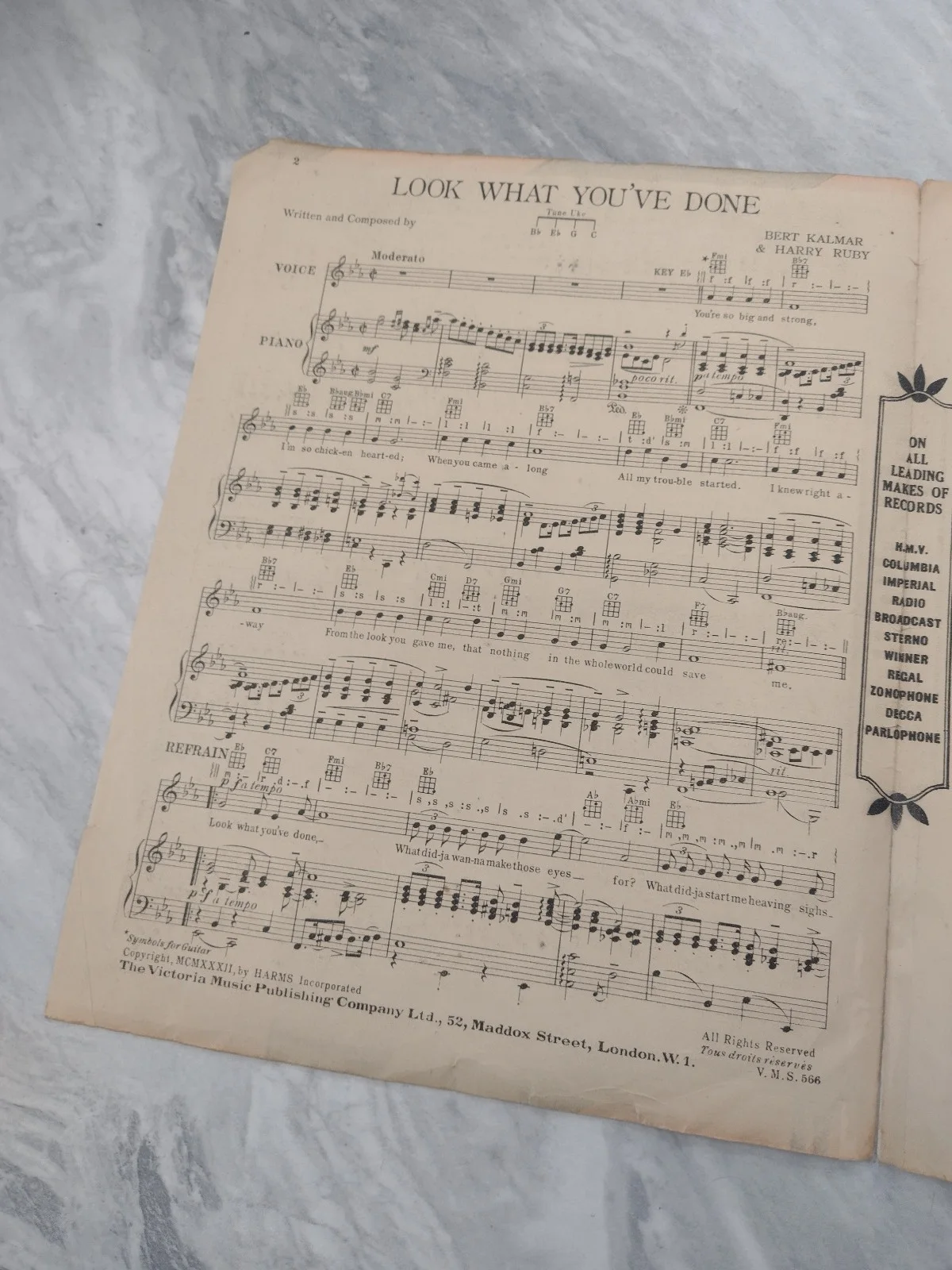Eddie Cantor .Look What You've Done - Featuring in the Goldwyn's production "The, изображение 4