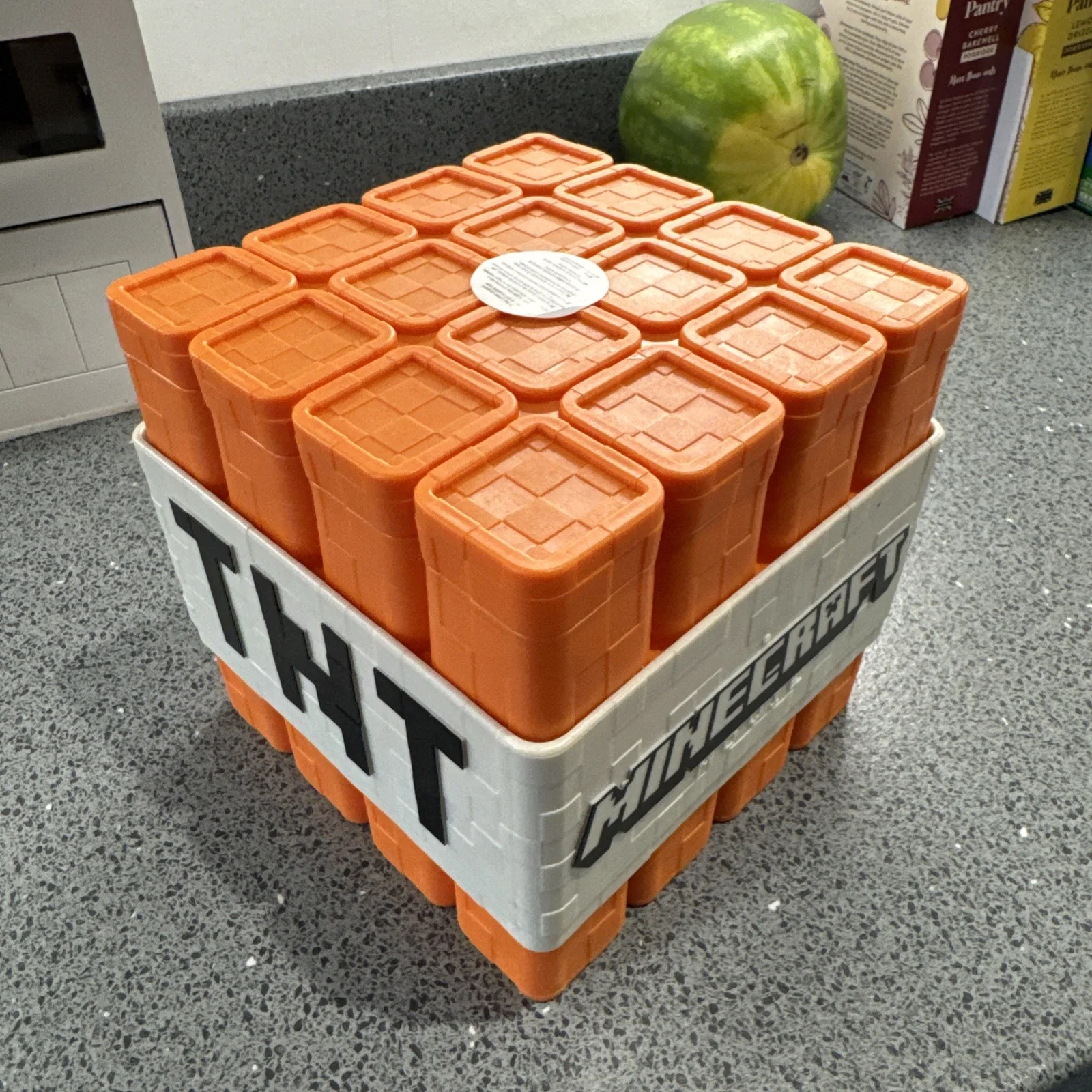 Official Minecraft TNT Popcorn Bucket Minecraft Movie Promotional Tub Warner Bro, изображение 2