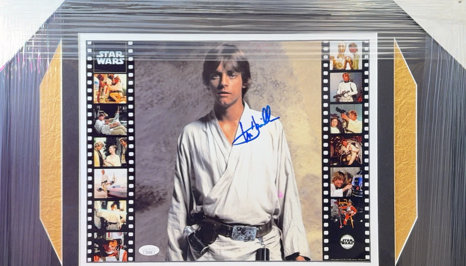 Mark Hamill — Mark Hamill Star Wars Signed Frame Collage With Bravery Metal JSA 29 X 23 ￼, image 3