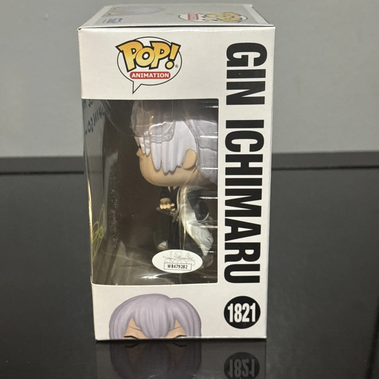 Doug Erholtz — Doug Erholtz Autographed Signed & Quoted Funko Pop #1821 Bleach Gin Ichimaru JSA, изображение 2