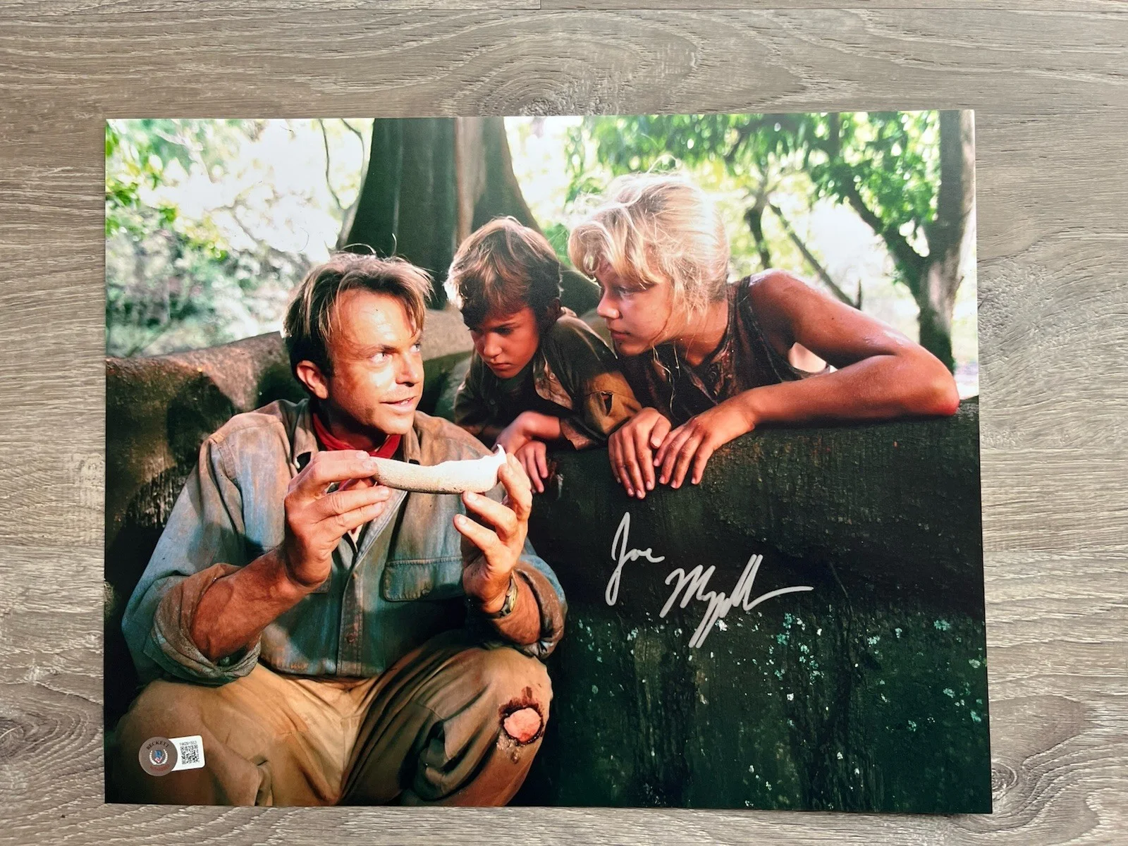 Joseph Mazzello — Joseph Mazzello Signed Jurassic Park 11x14 Photo Beckett COA Tim Murphy, image 2