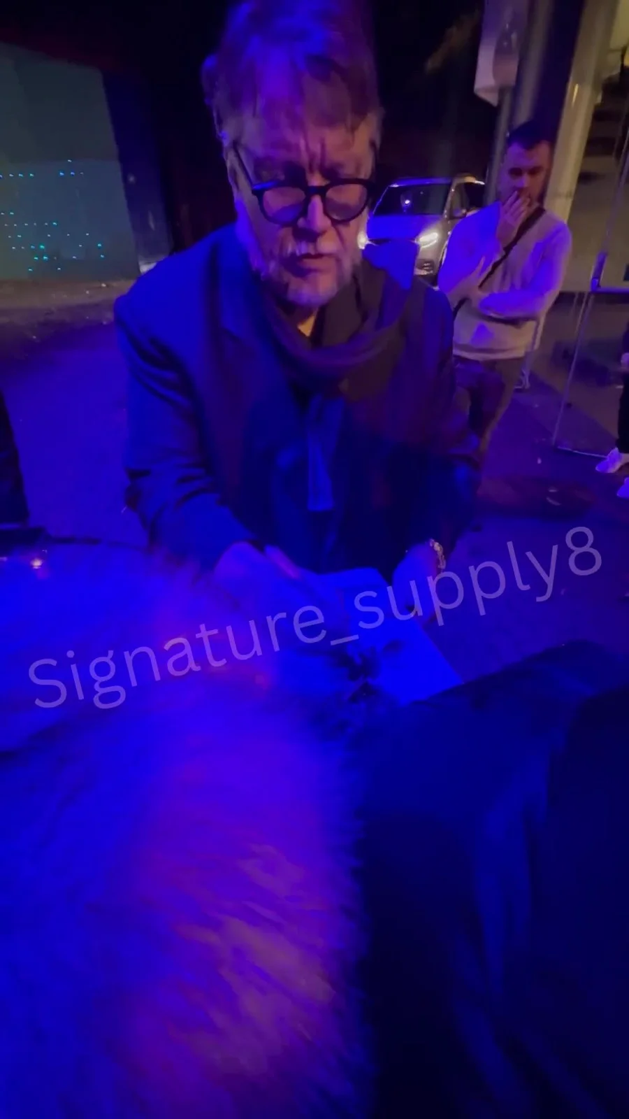 Signed Frankenstein Authentic Guillermo Del Toro Poster 11x14 Proof Free Ship, image 2