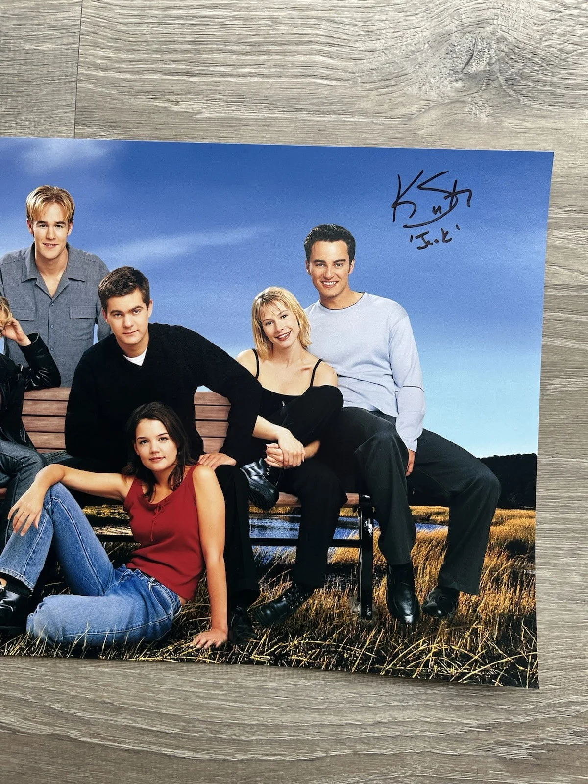 Kerr Smith — Kerr Smith Signed Dawsons Creek 11x14 Photo JSA COA Jack, image 5