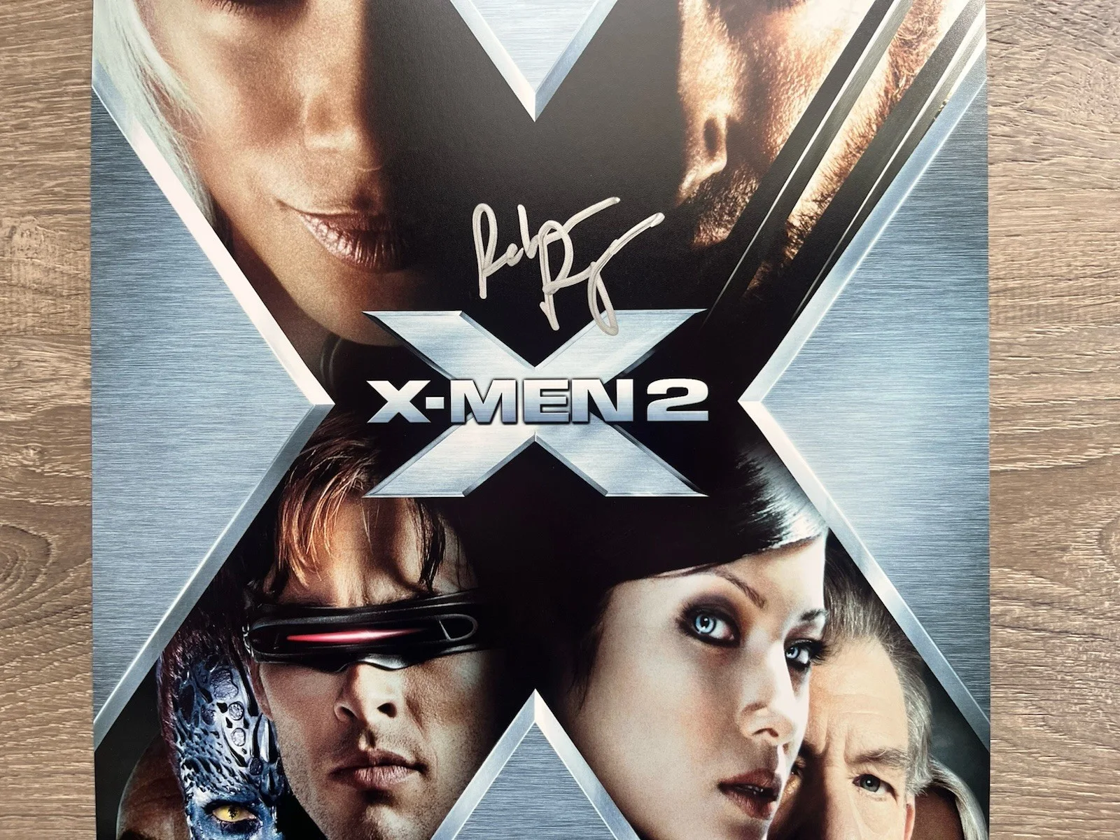 Rebecca Romijn — Rebecca Romijn Signed X2 11x17 Photo Beckett COA X-Men Mystique Autograph Marvel, изображение 4