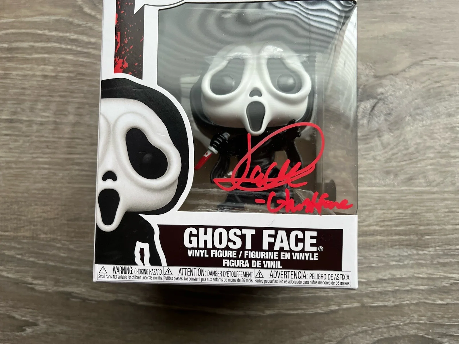 Jack Quaid — Jack Quaid Signed Inscribed Ghostface Funko Pop Beckett COA 1607 Scream, изображение 3
