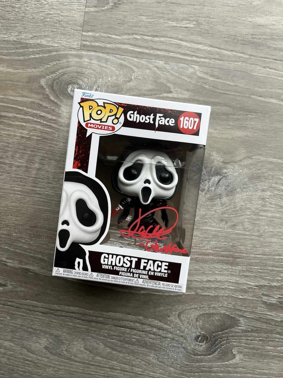 Jack Quaid — Jack Quaid Signed Inscribed Ghostface Funko Pop Beckett COA 1607 Scream, изображение 5
