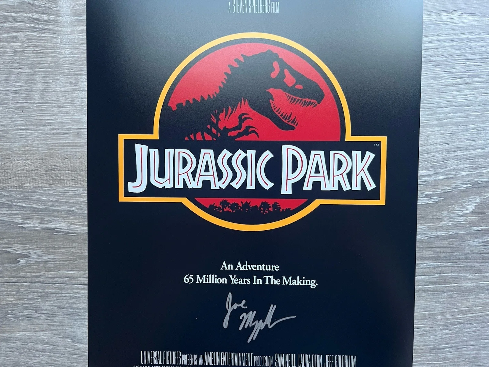 Joseph Mazzello — Joseph Mazzello Signed Jurassic Park 11x17 Photo Beckett COA Tim Murphy, изображение 3