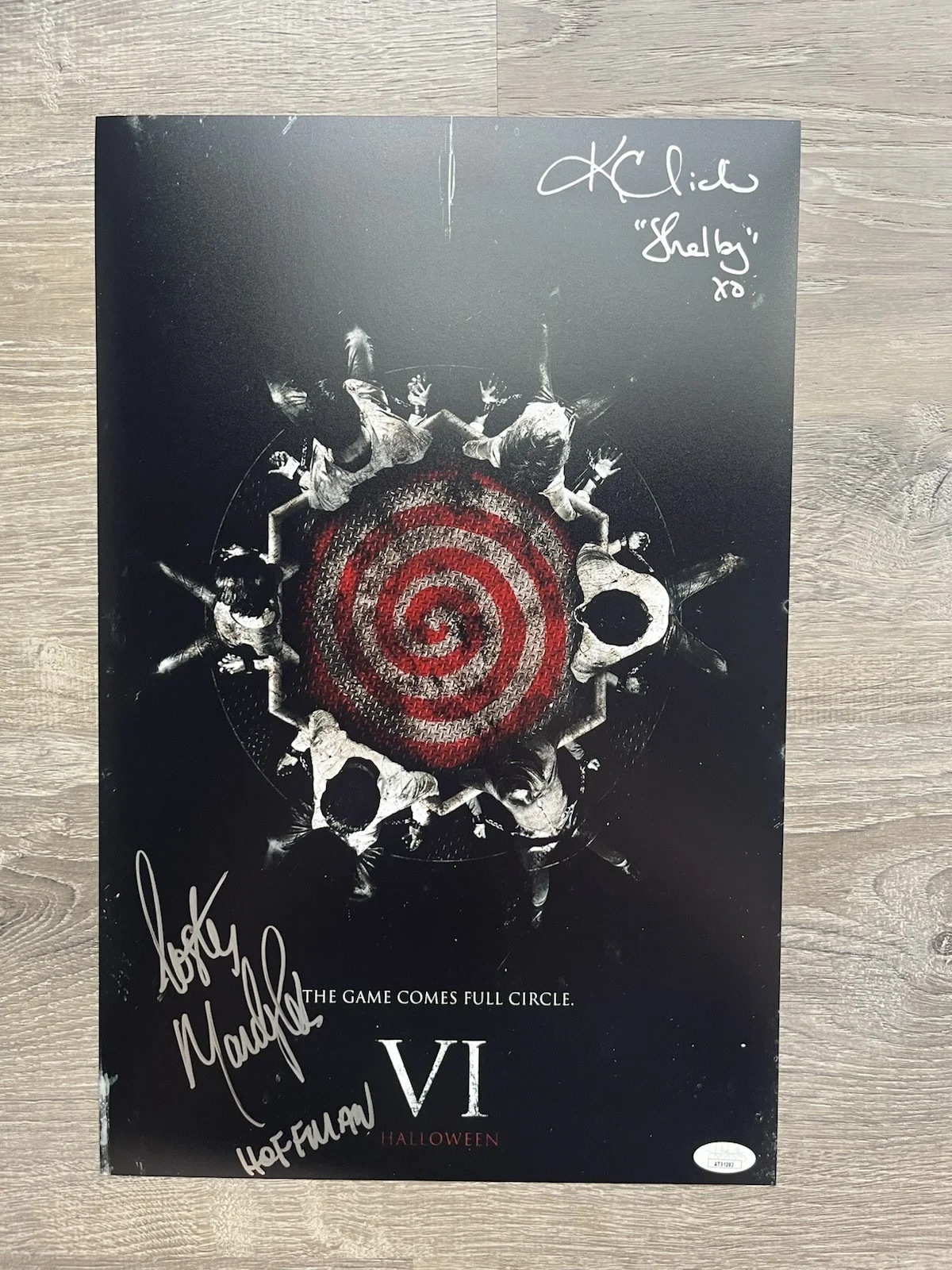 Costas Mandylor — Costas Mandylor Karen Cliche Signed Saw VI 11x17 Photo JSA COA Jigsaw, изображение 2