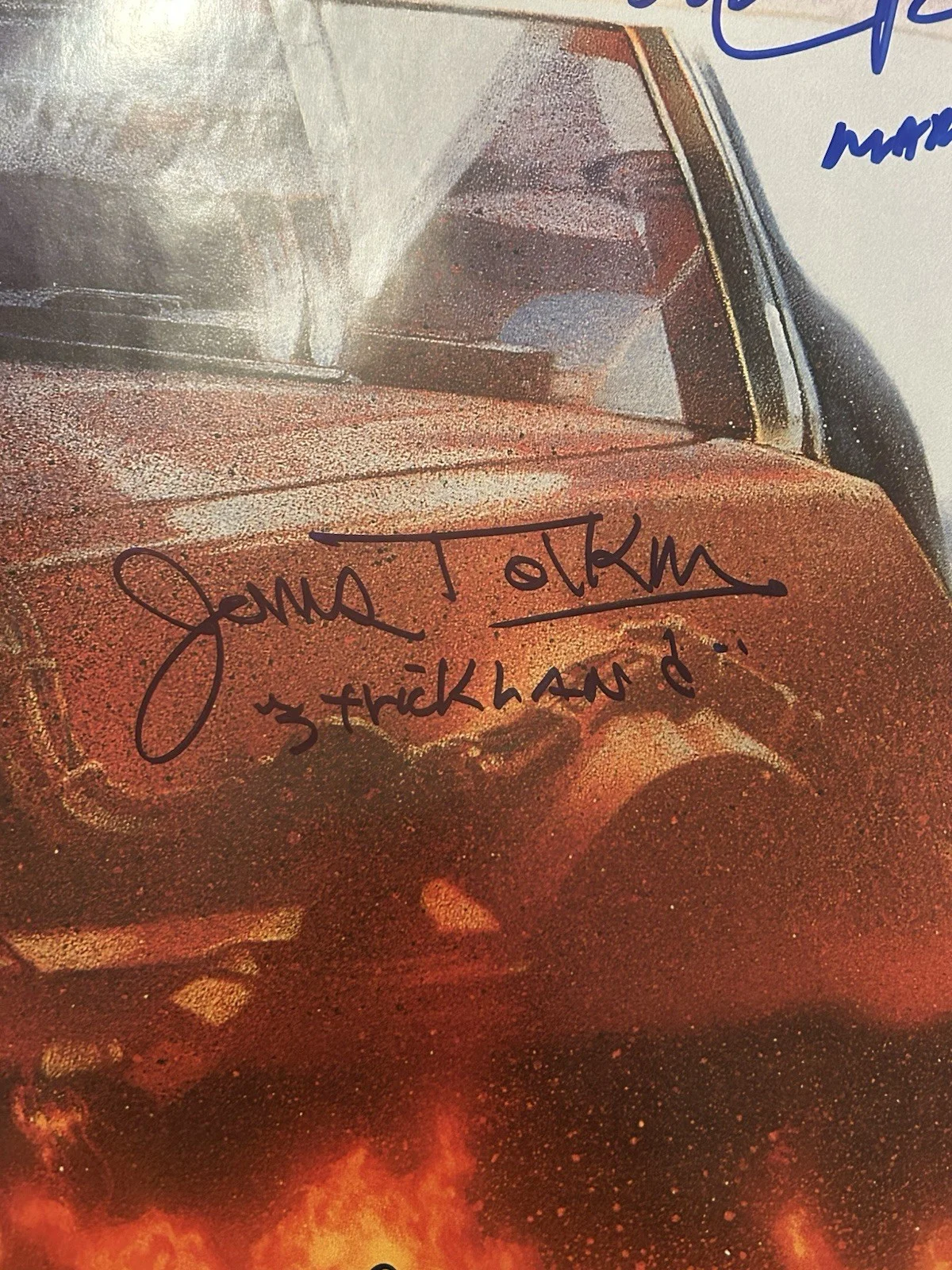 Cast — Back To The Future Poster Cast Signed With Character Names Michael J Fox Marty +, image 4