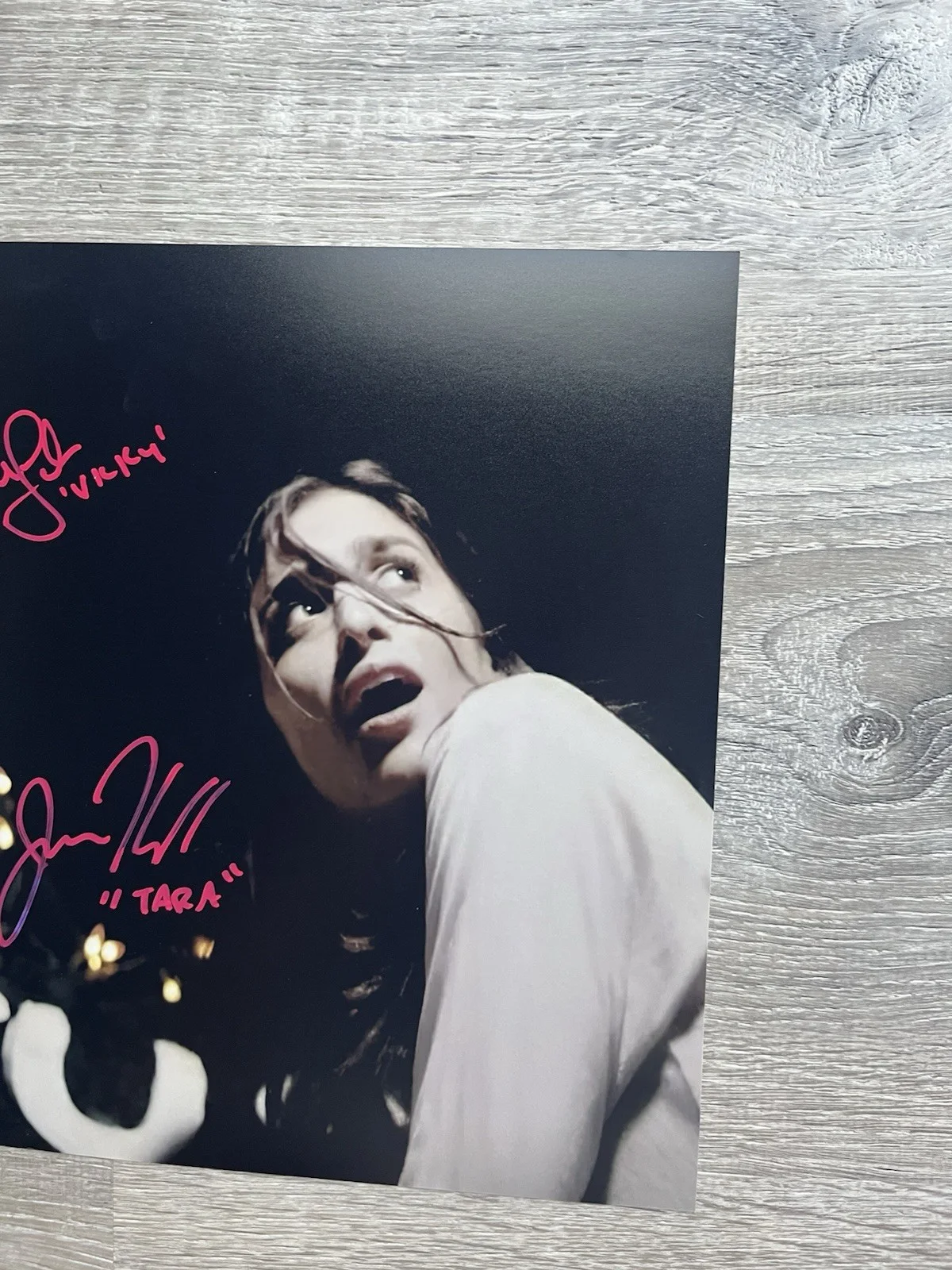 Samantha Scaffidi — Samantha Scaffidi Jenna Kanell Signed Terrifier 11x14 Photo JSA Art The Clown, изображение 4