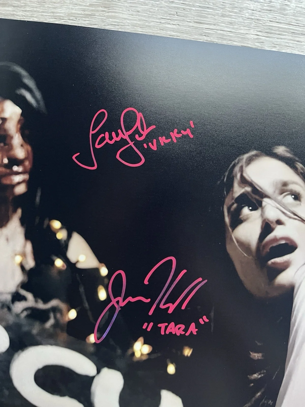 Samantha Scaffidi — Samantha Scaffidi Jenna Kanell Signed Terrifier 11x14 Photo JSA Art The Clown, изображение 5
