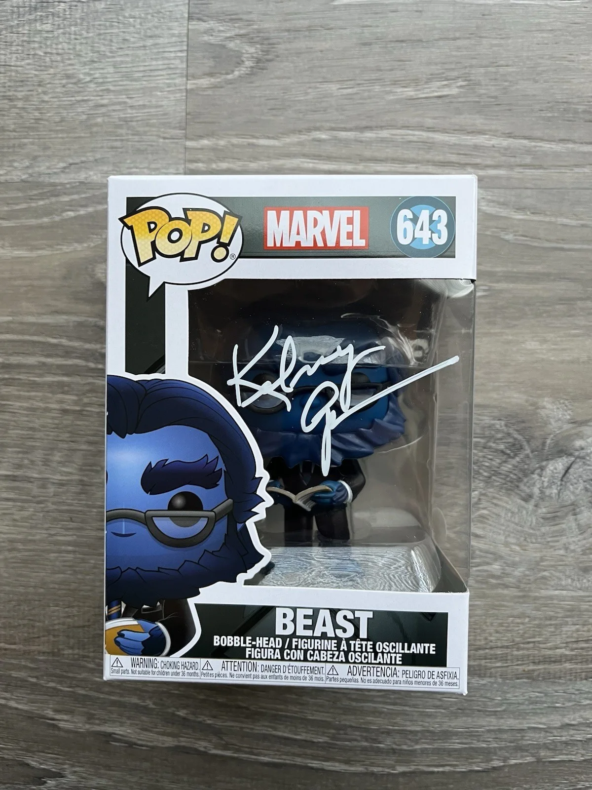 Kelsey Grammer — Kelsey Grammer Signed Beast Funko Pop JSA COA #643 X-Men Marvel, image 2