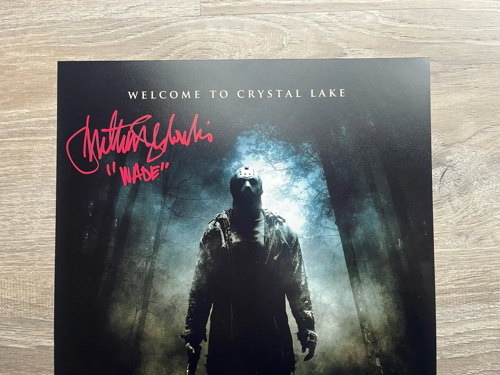 Amanda Righetti Jonathan Sadowski Signed Friday The 13th 11x17 Photo JSA COA F13, изображение 3